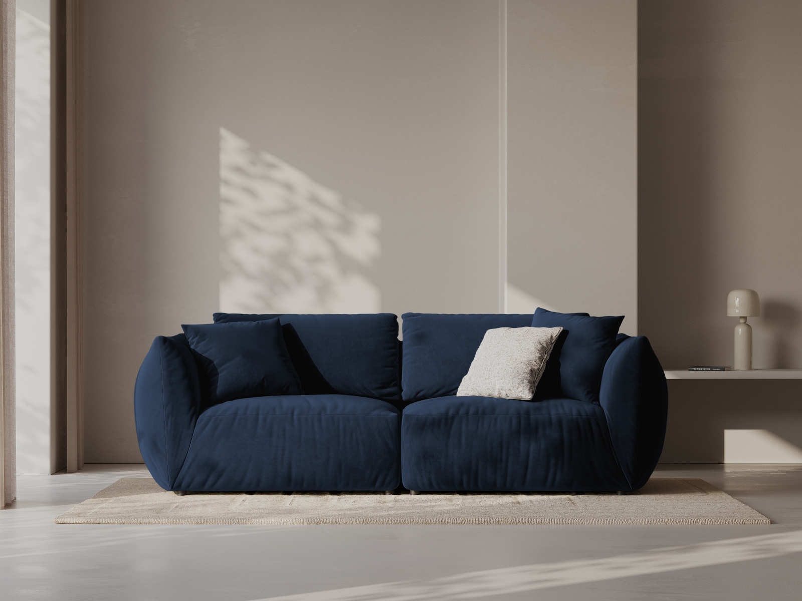 Moduļu dīvāns Ruvmone 106 (Casino Deep Blue)
