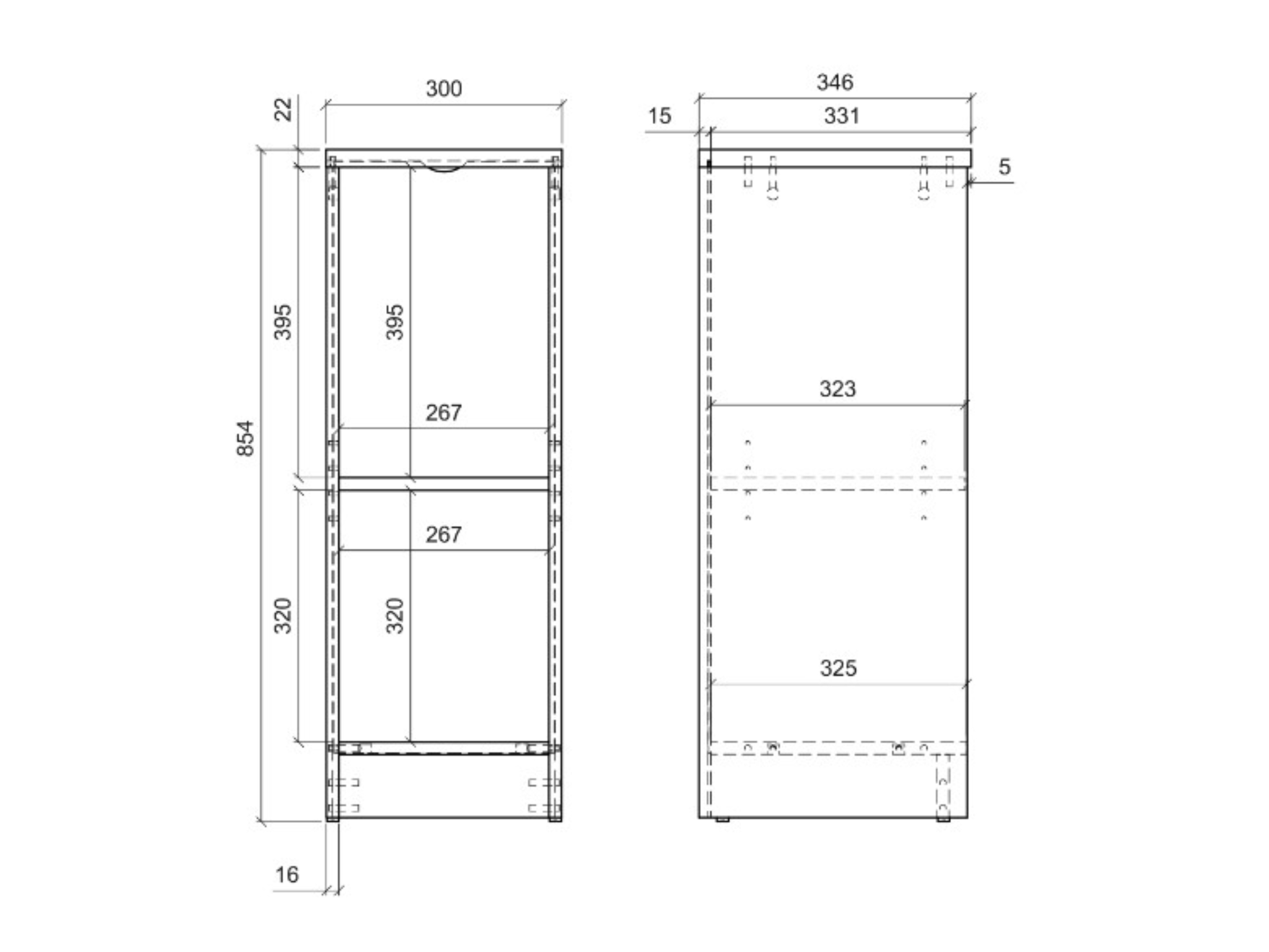 Plaukts Fiofive 103 (Artisan ozols)