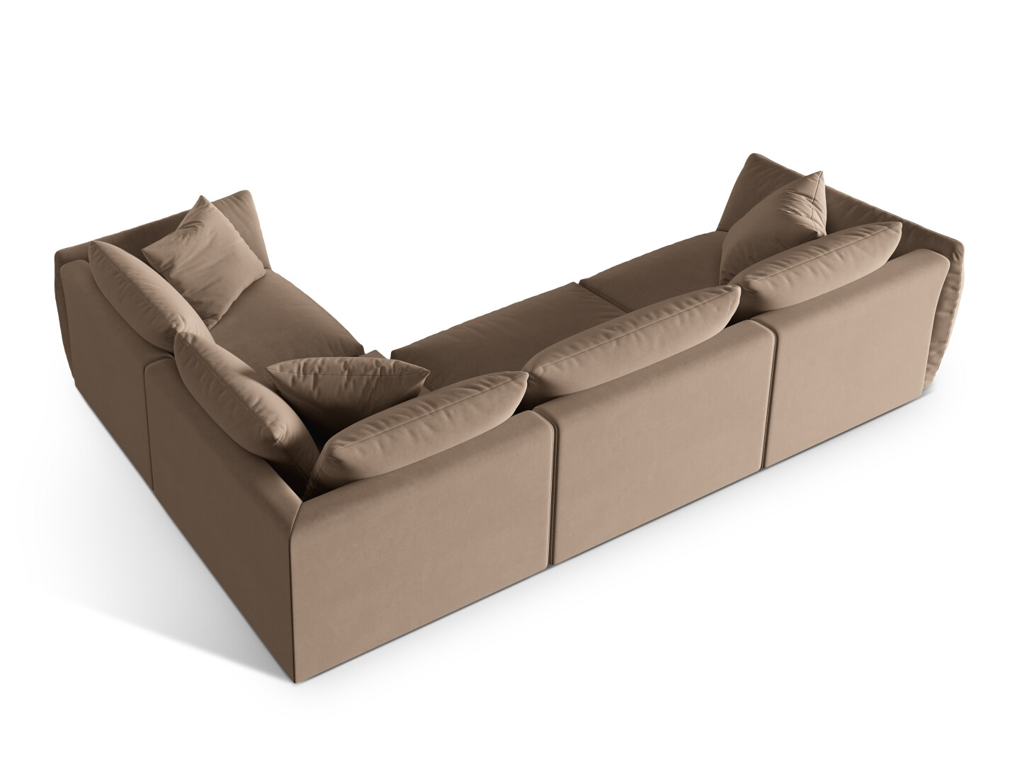 Moduļu stūra dīvāns Ruvmone 109 (Casino Taupe)