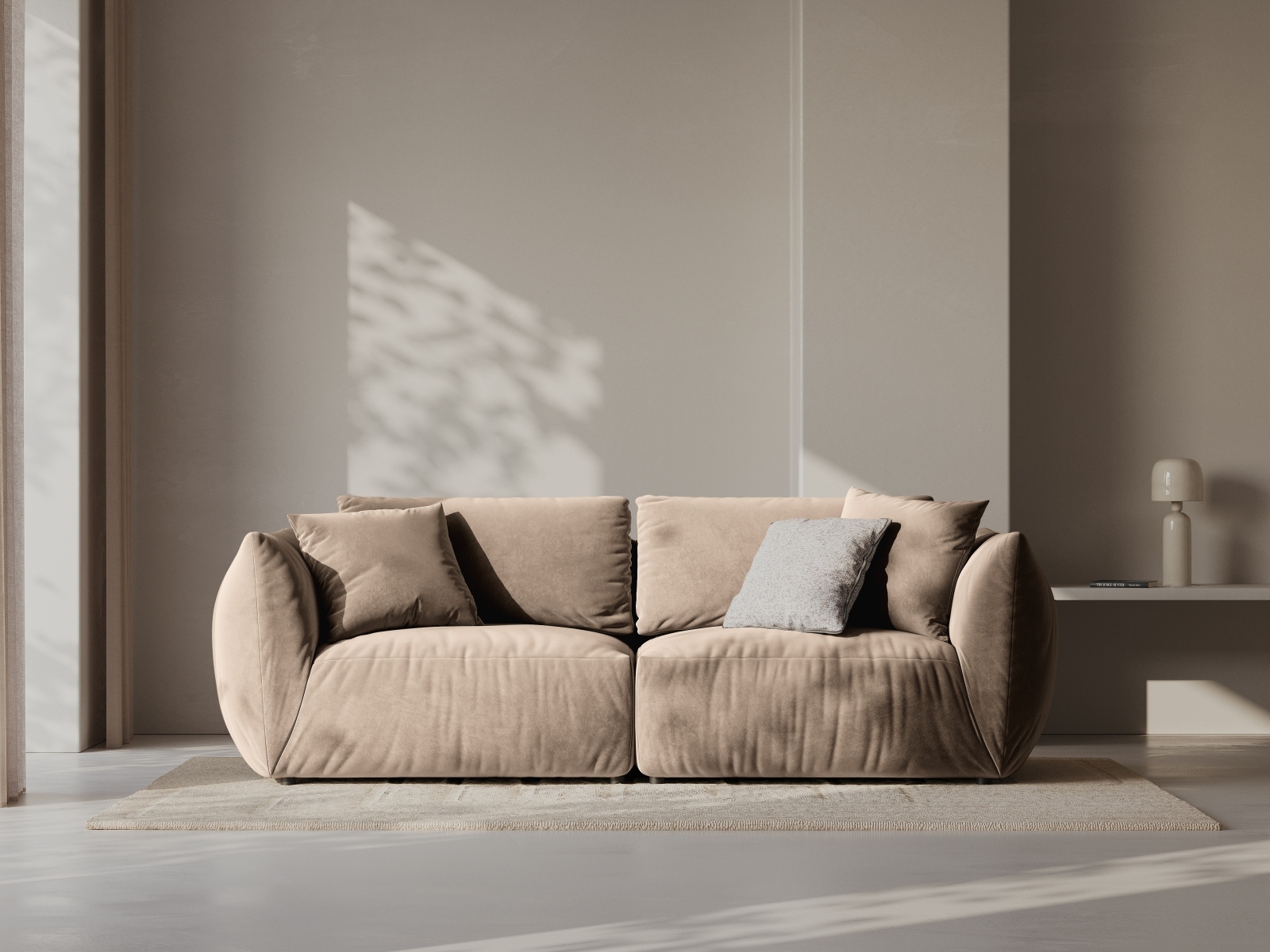 Moduļu krēsls Ruvmone 102 (Casino Taupe)