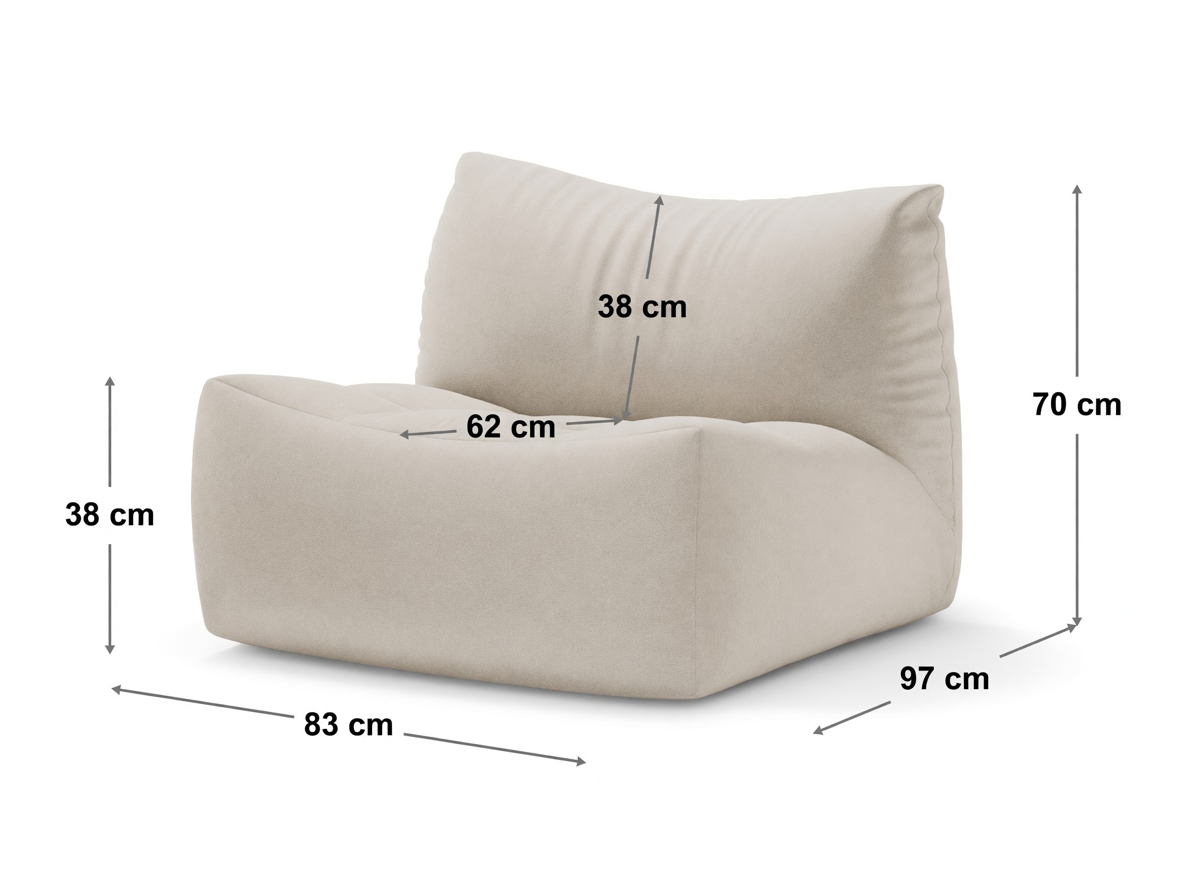 Atpūtas krēsls Beckley 378 (Perfect Harmony 04)