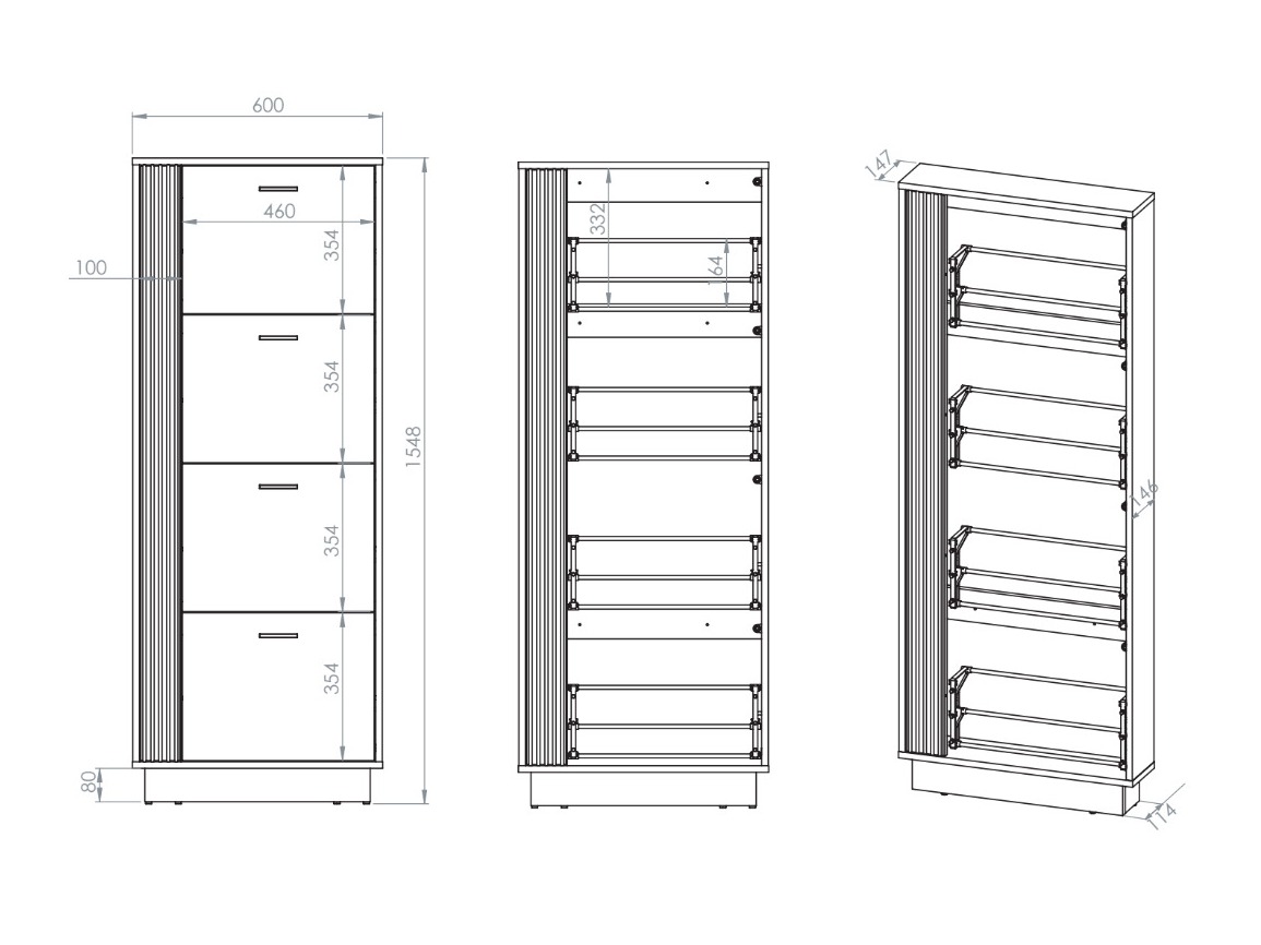 Apavu plaukts Revcire 111