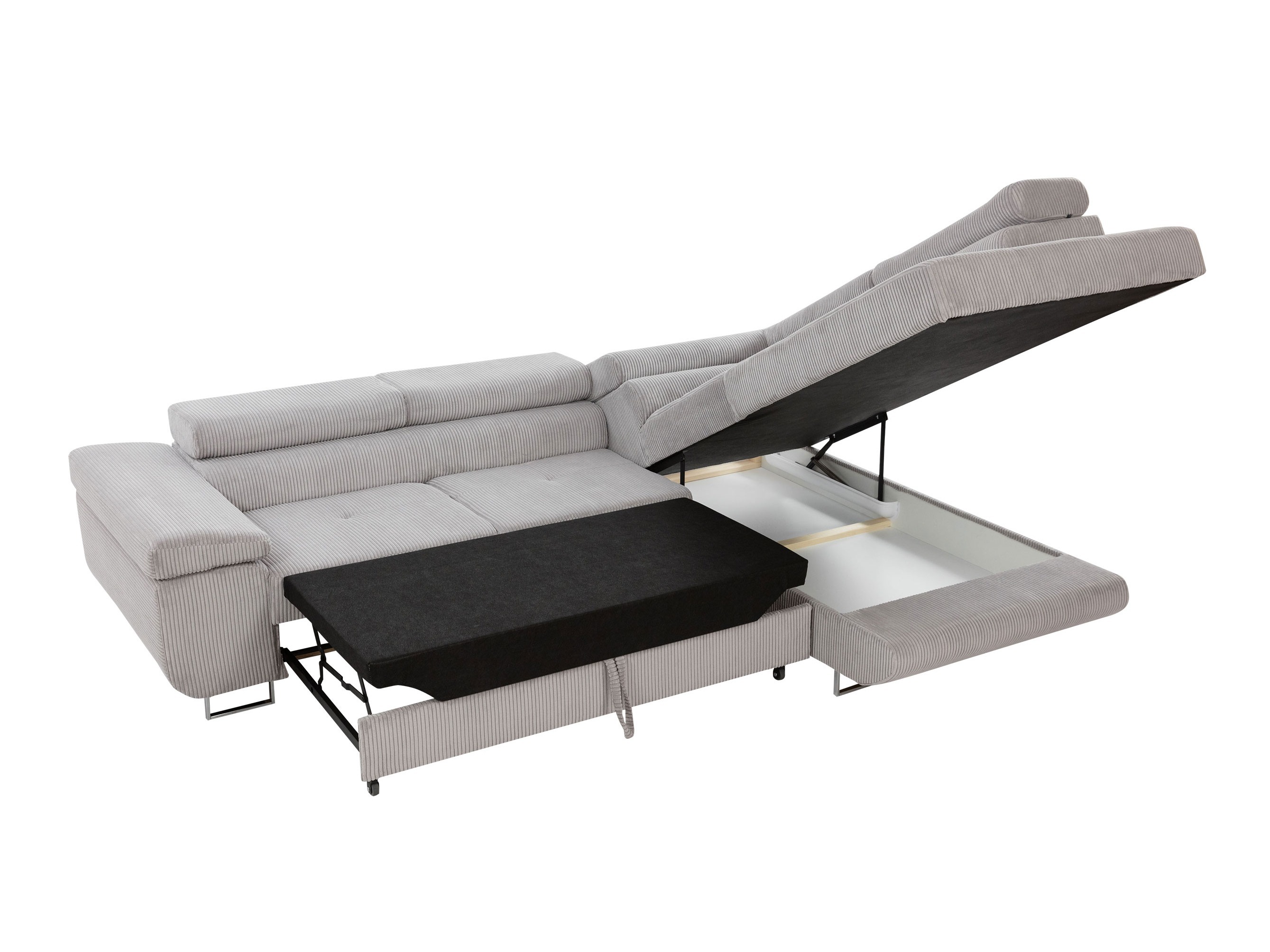 Stūra dīvāns Comfivo Vinetum (Soft 017 + Lux 05)
