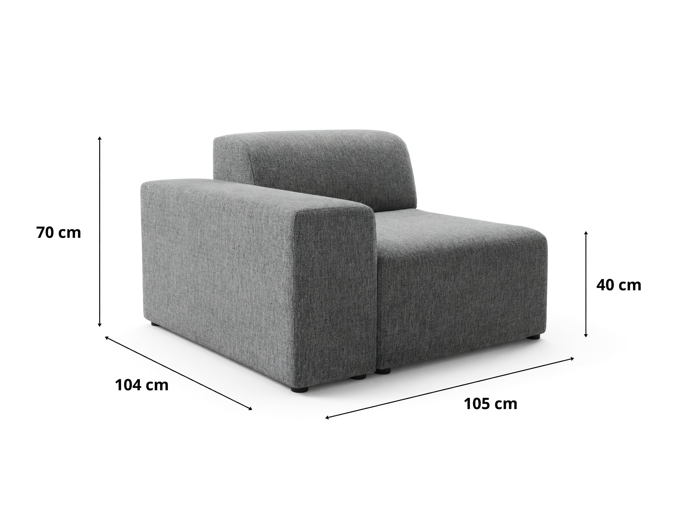 Moduļu krēsls Lutivi 113 (Imo 15)
