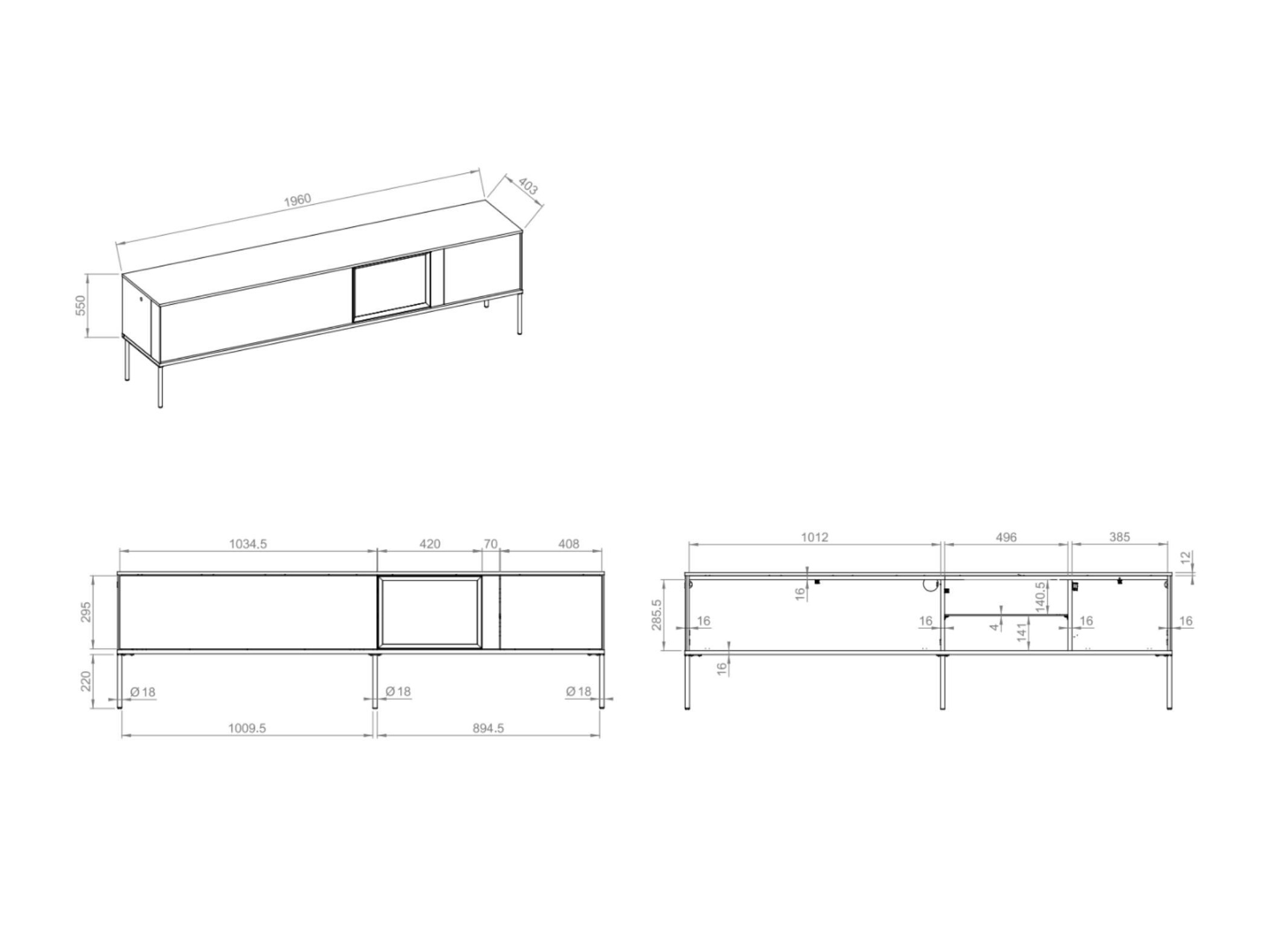 TV galds Belfelu 102