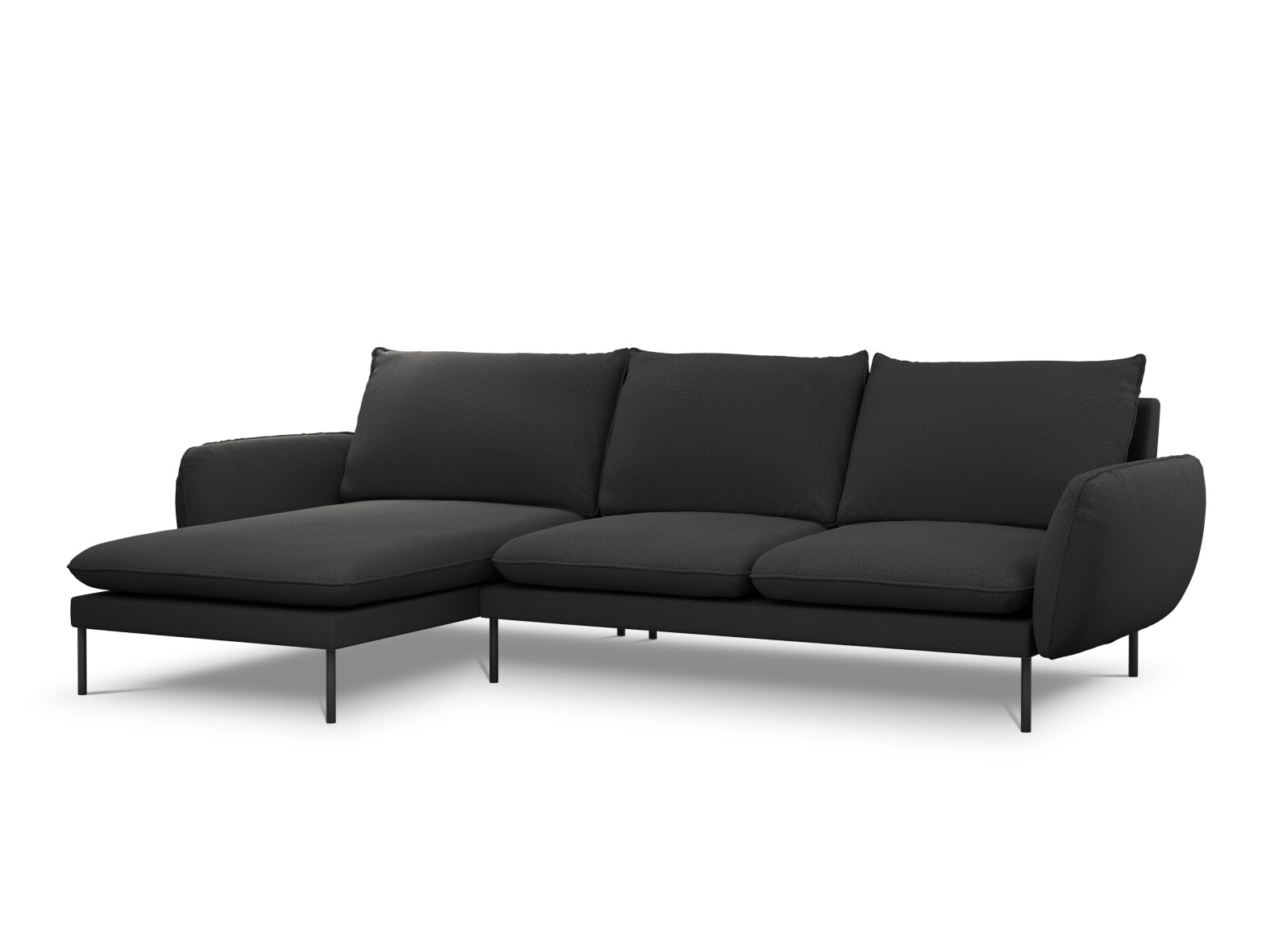 Stūra dīvāns Ferlevi 113 (Ascot Black)