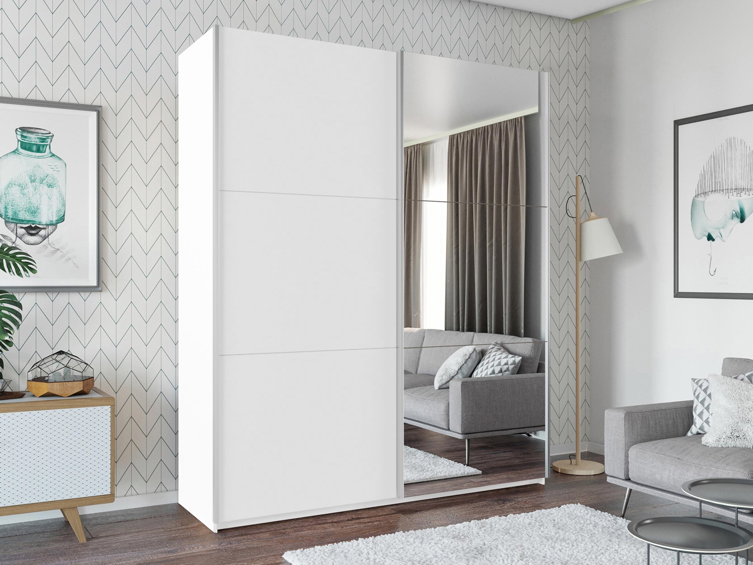 Skapis Honolulu 130 (Balts)
