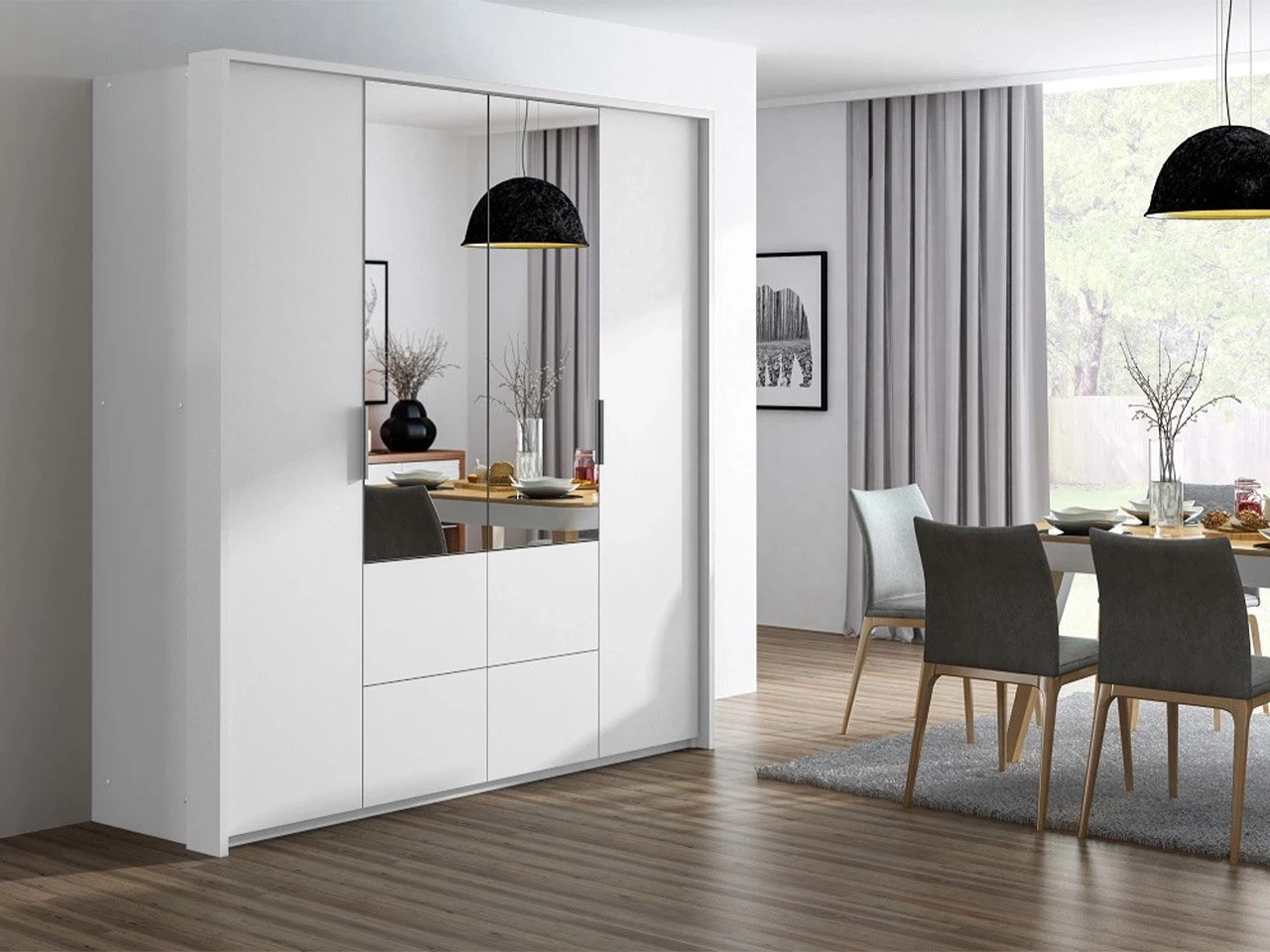 Skapis Honolulu 139 (Balts)