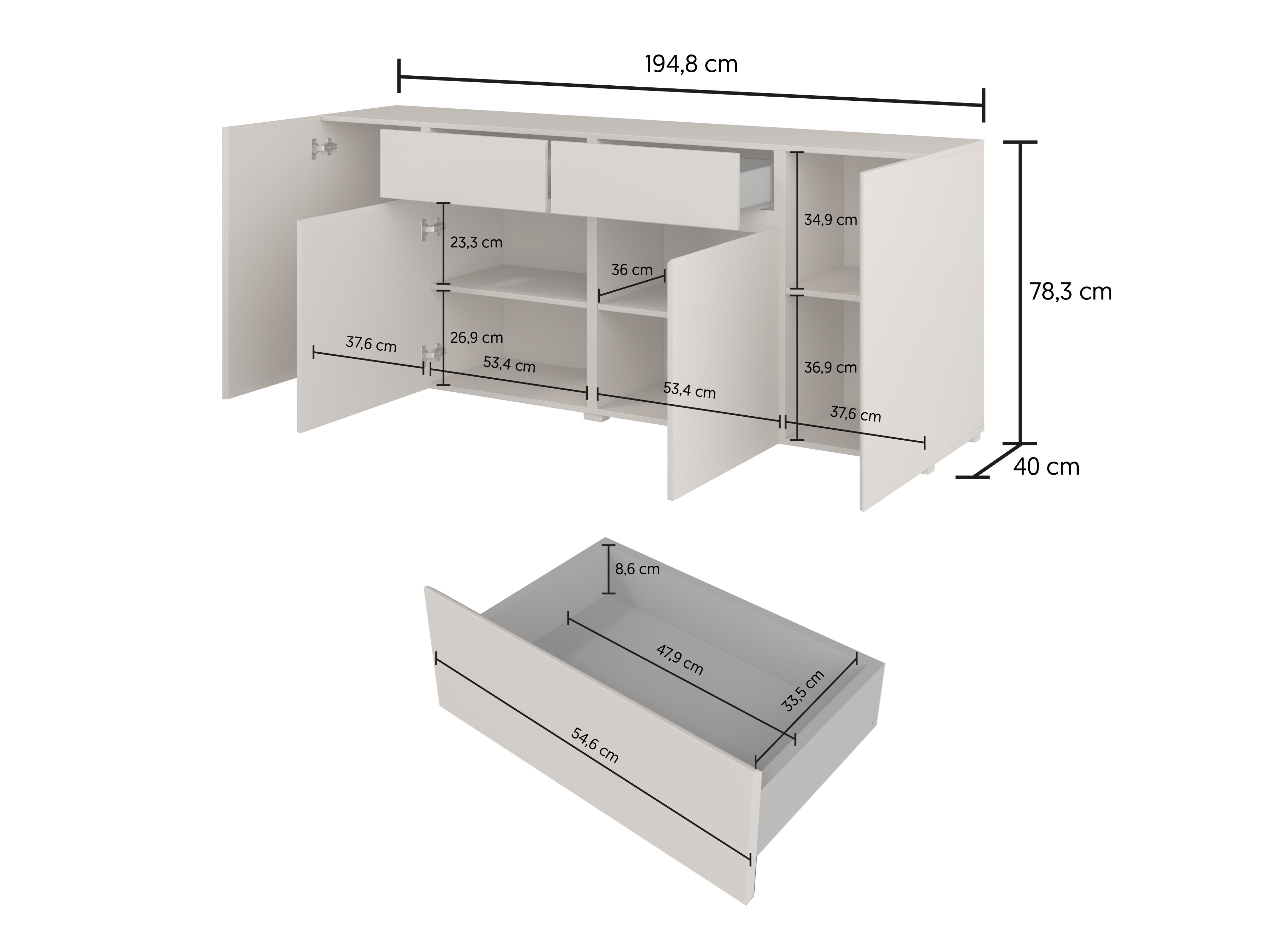 Kumode Elbleve 103 (Melns)