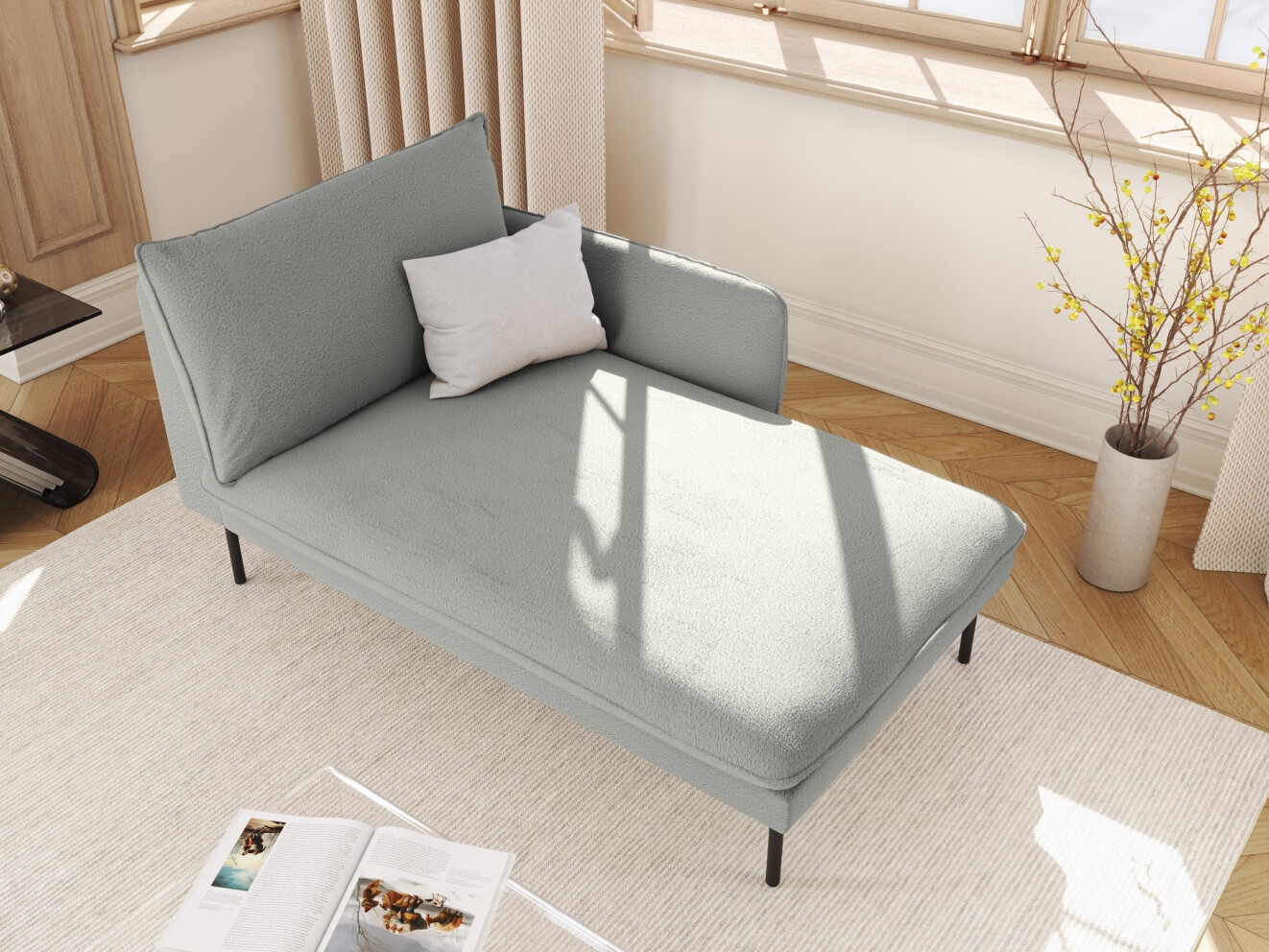 Kušete Ferlevi 134 (Ascot Taupe)