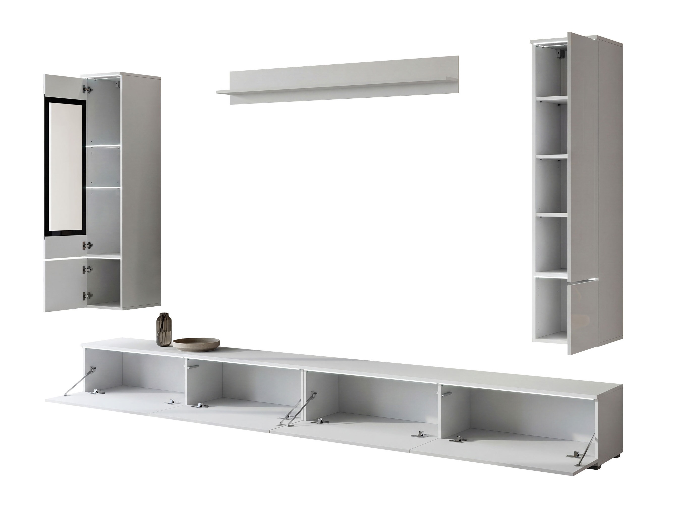 Viesistabas komplekts Mirfivo 110 (Melns)