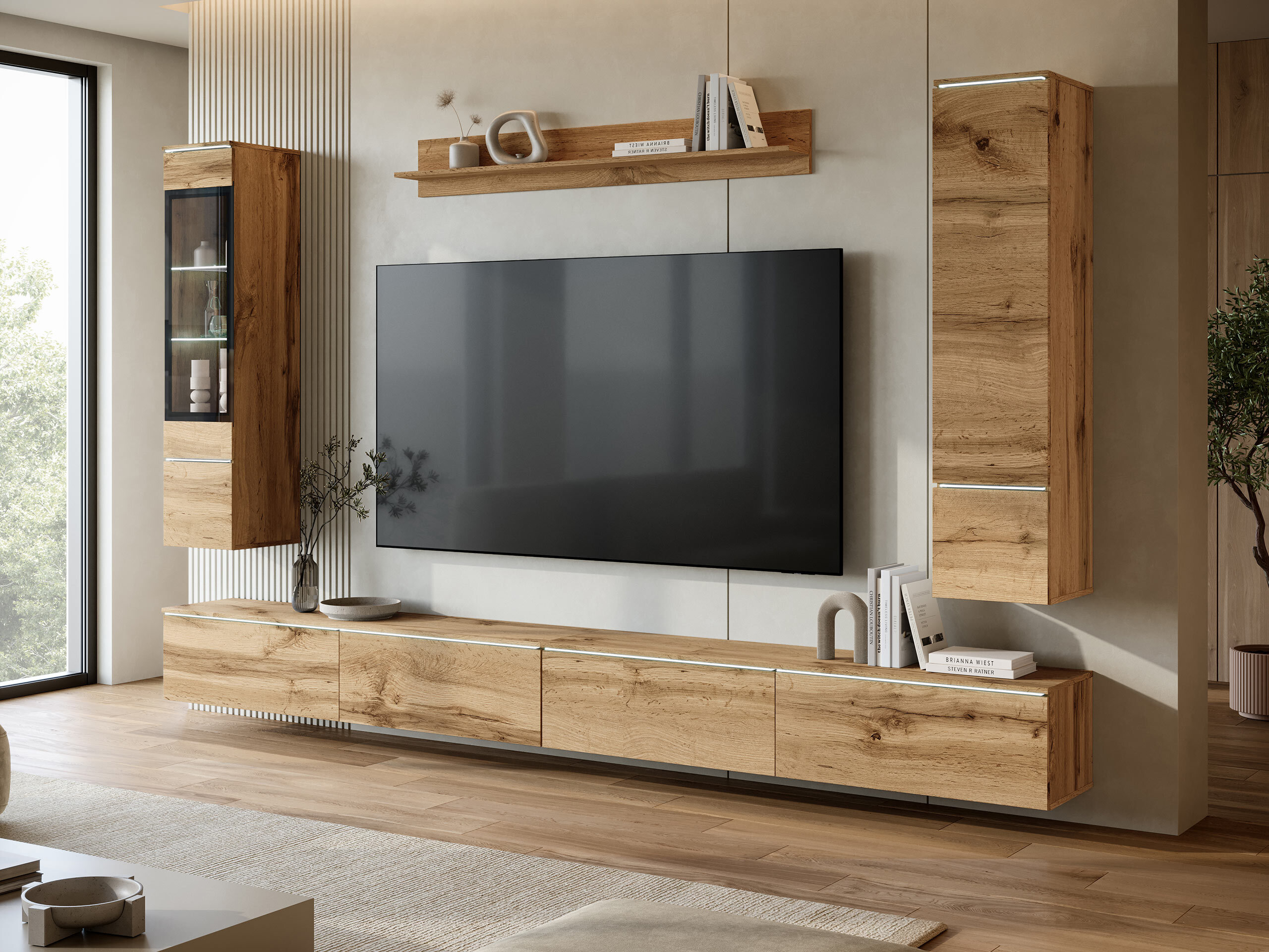 Viesistabas komplekts Mirfivo 110 (Votan ozols)