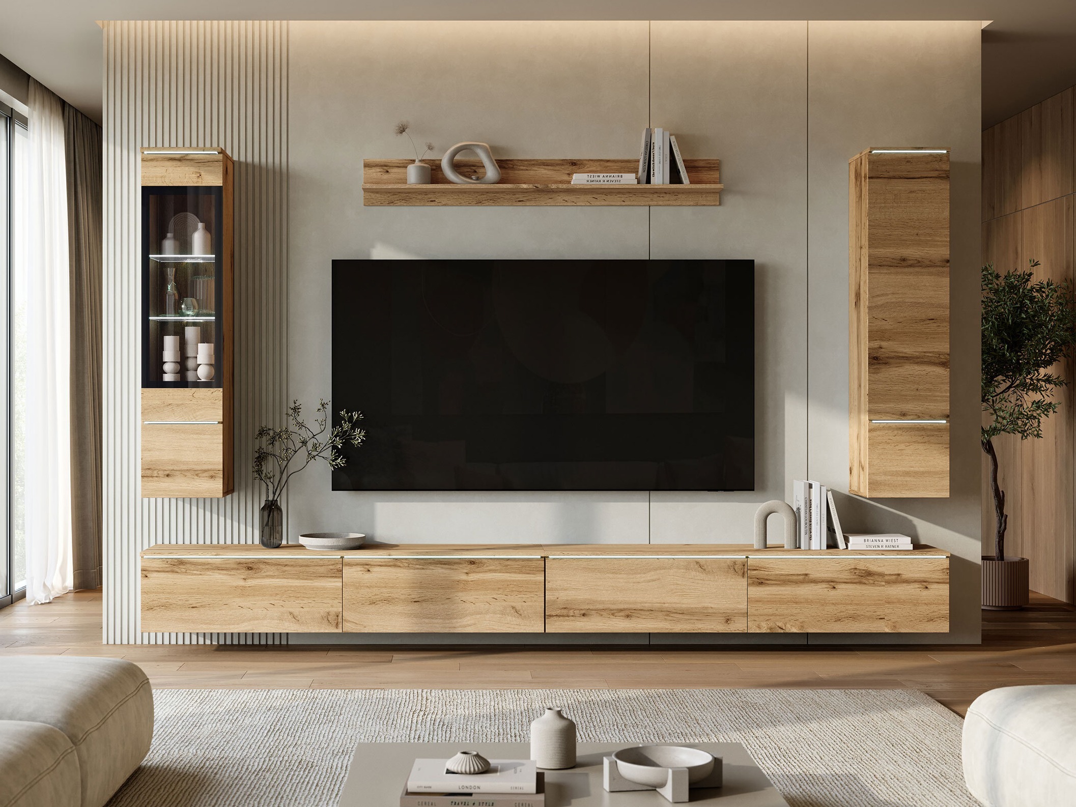 Viesistabas komplekts Mirfivo 110 (Votan ozols)