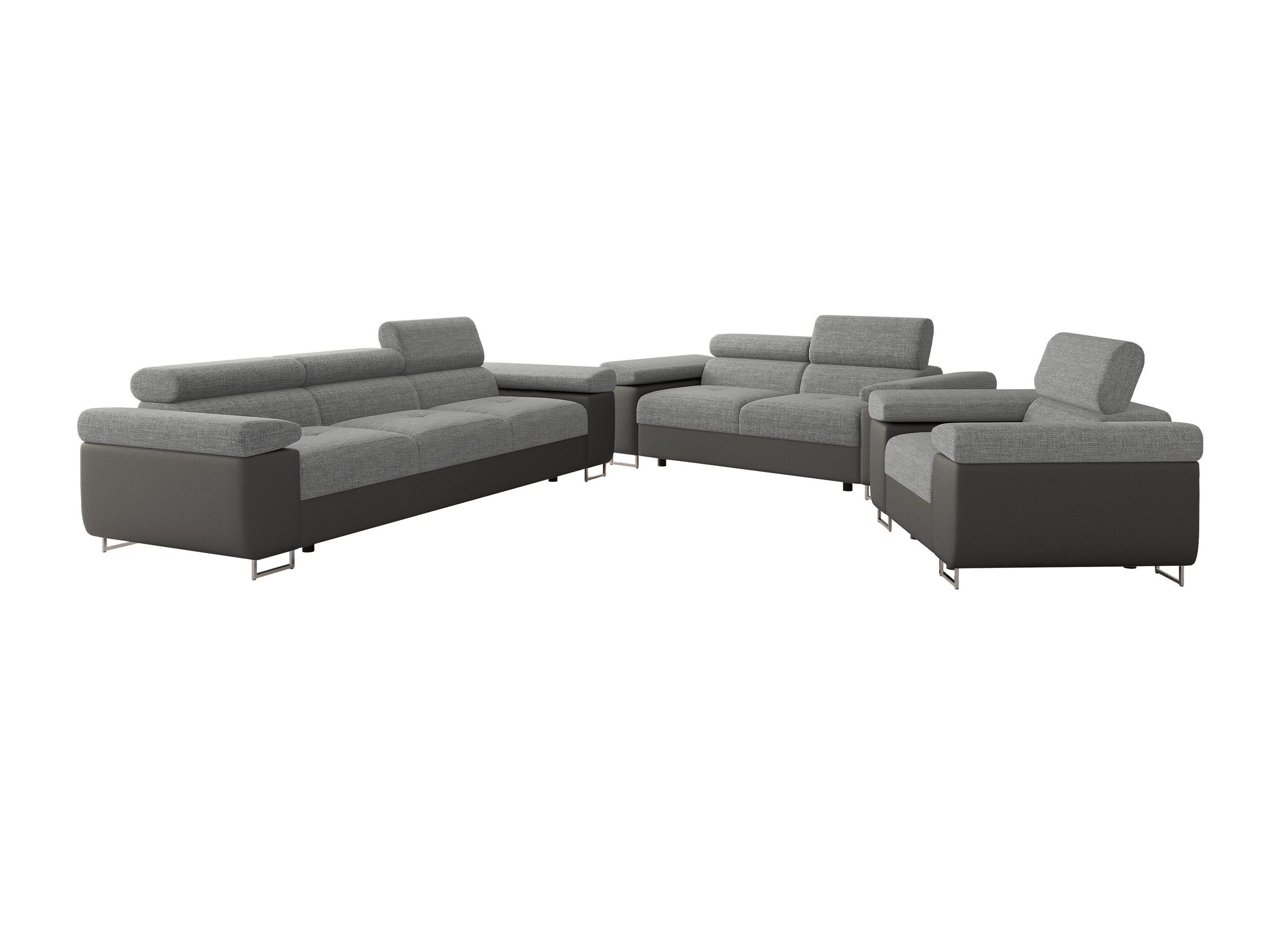 Mīksto mēbeļu komplekts Comfivo Vinetum (Soft 029 + Lux 05)