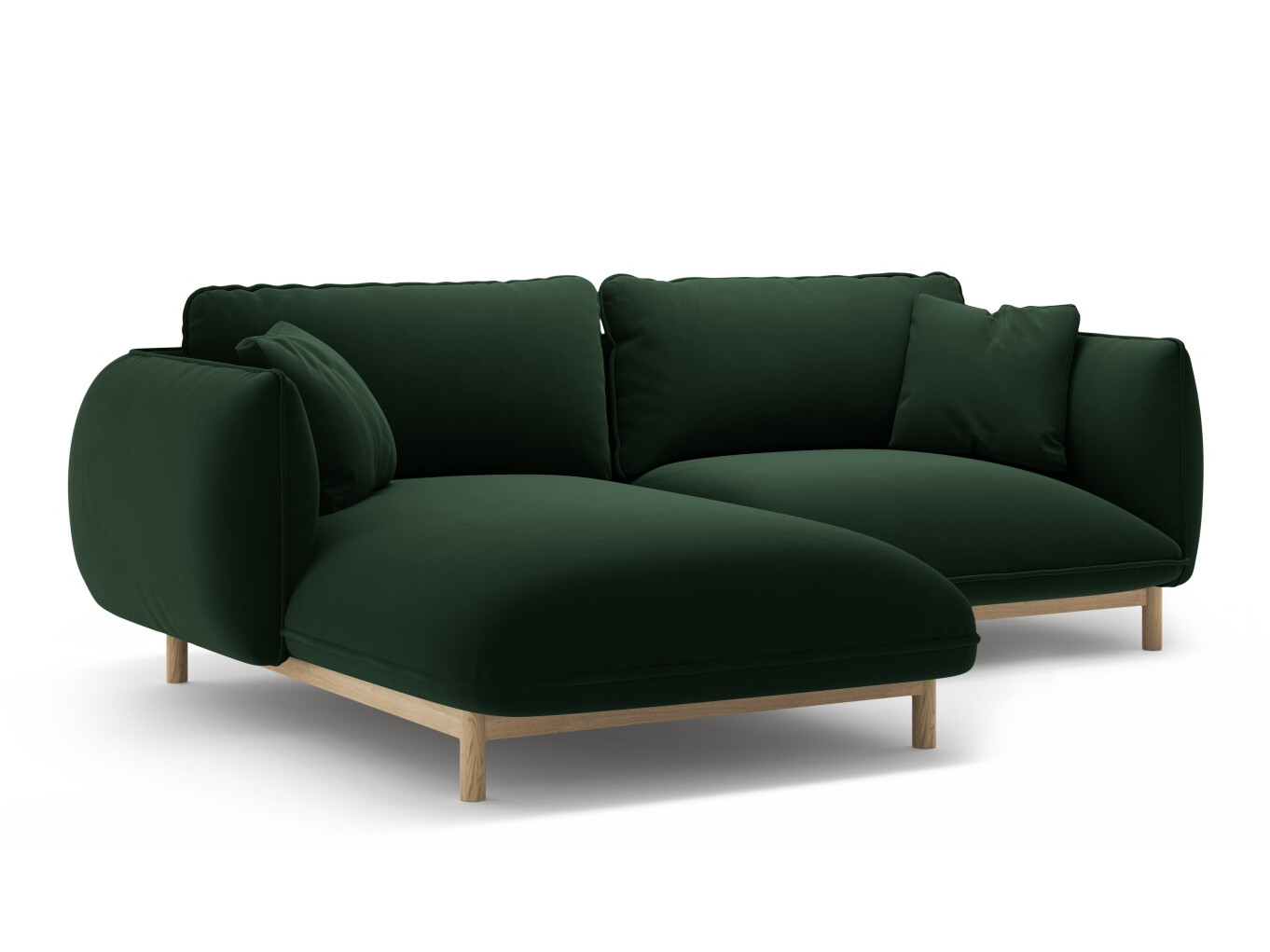 Stūra dīvāns Romvese 105 (Casino Deep Green)