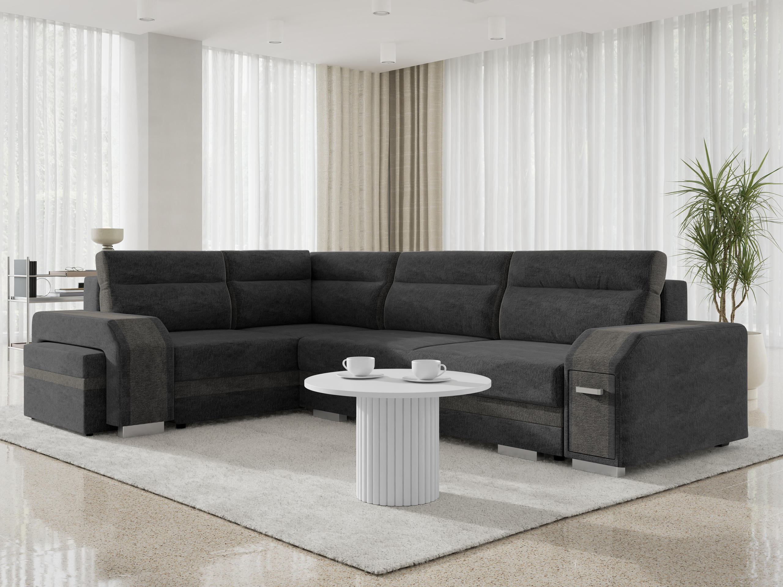 Stūra dīvāns Kingsport 117 (Nazar 225.07 + Nazar 225.06)