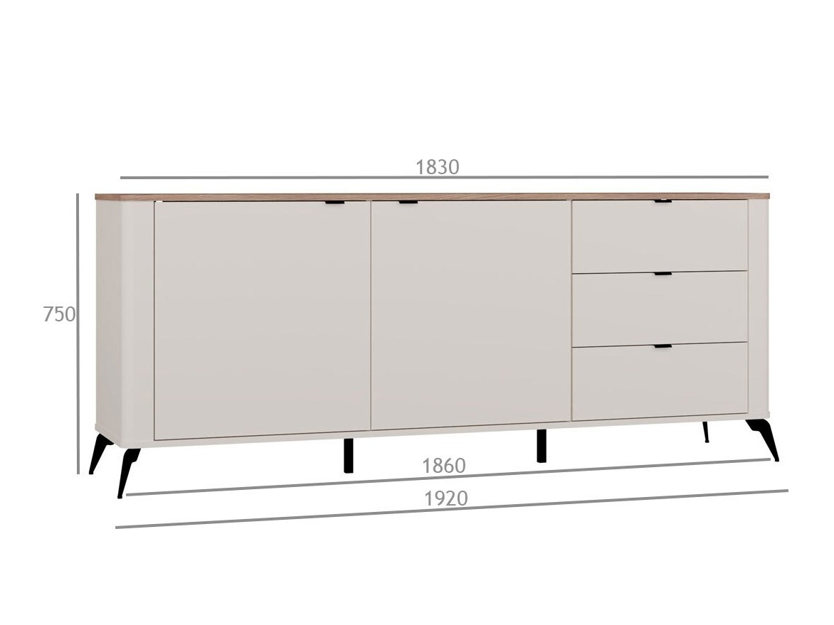 Kumode Soavie 106 (Kašmirs + Ozols)