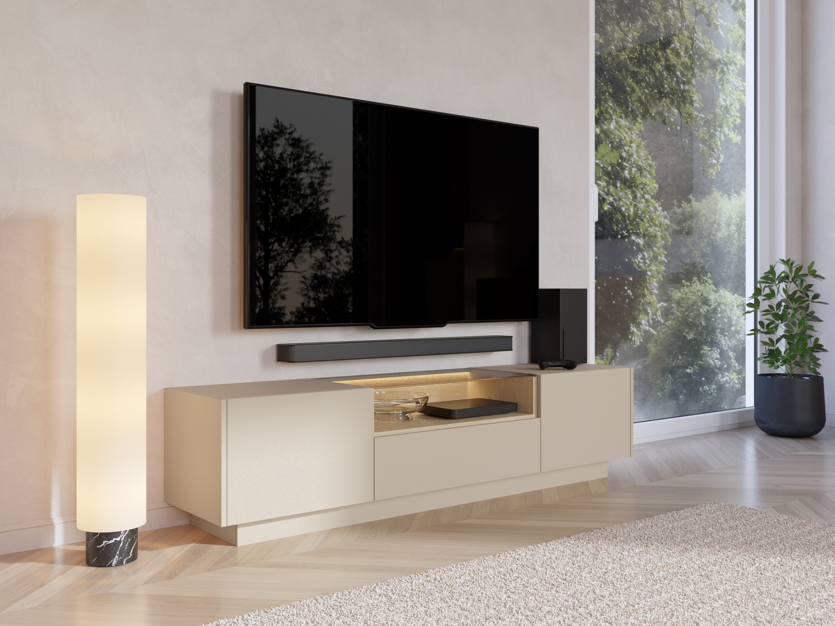 TV galds Salmeli 102 (Bēšs)