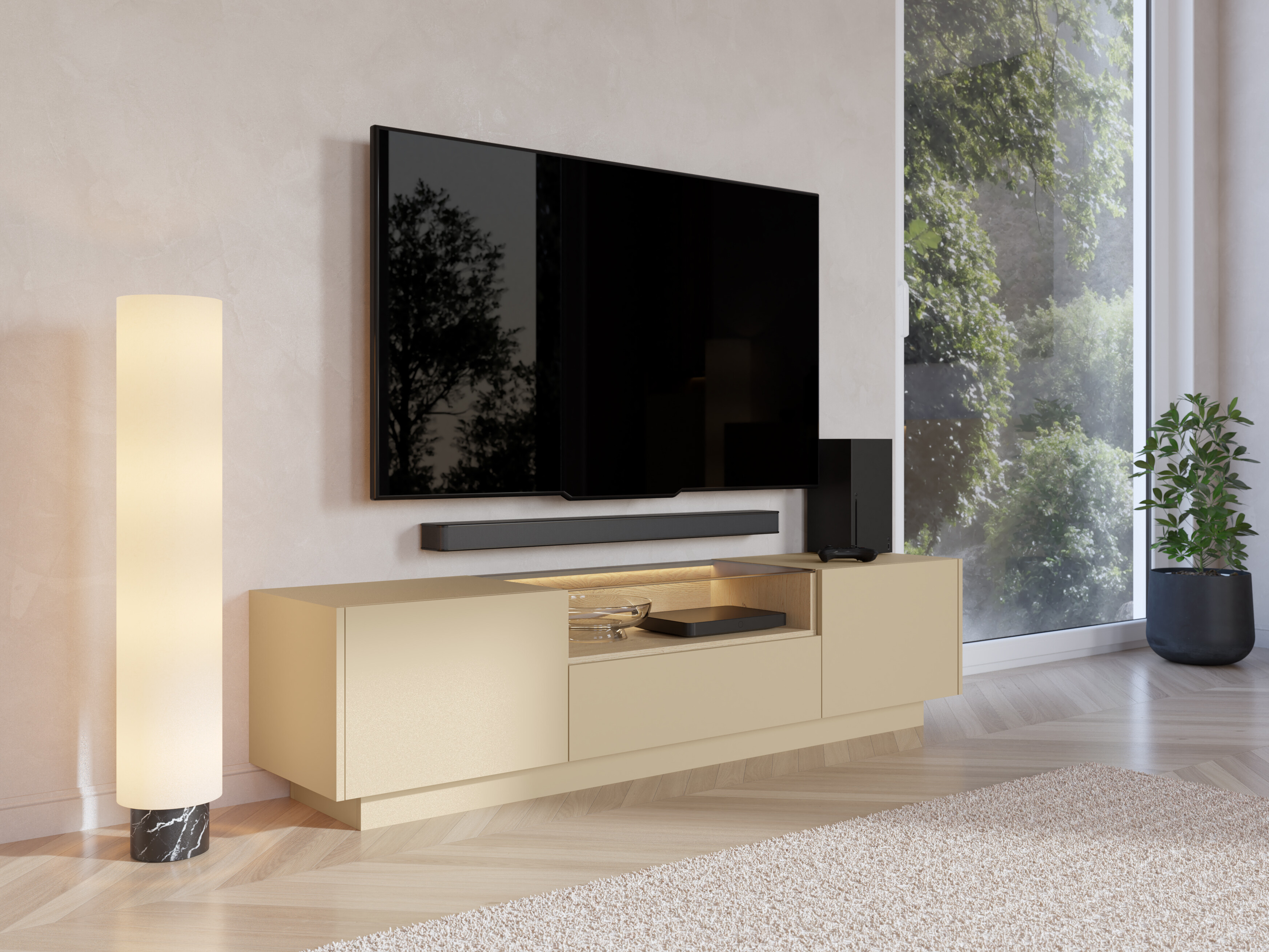 TV galds Salmeli 102 (Kapučīno)