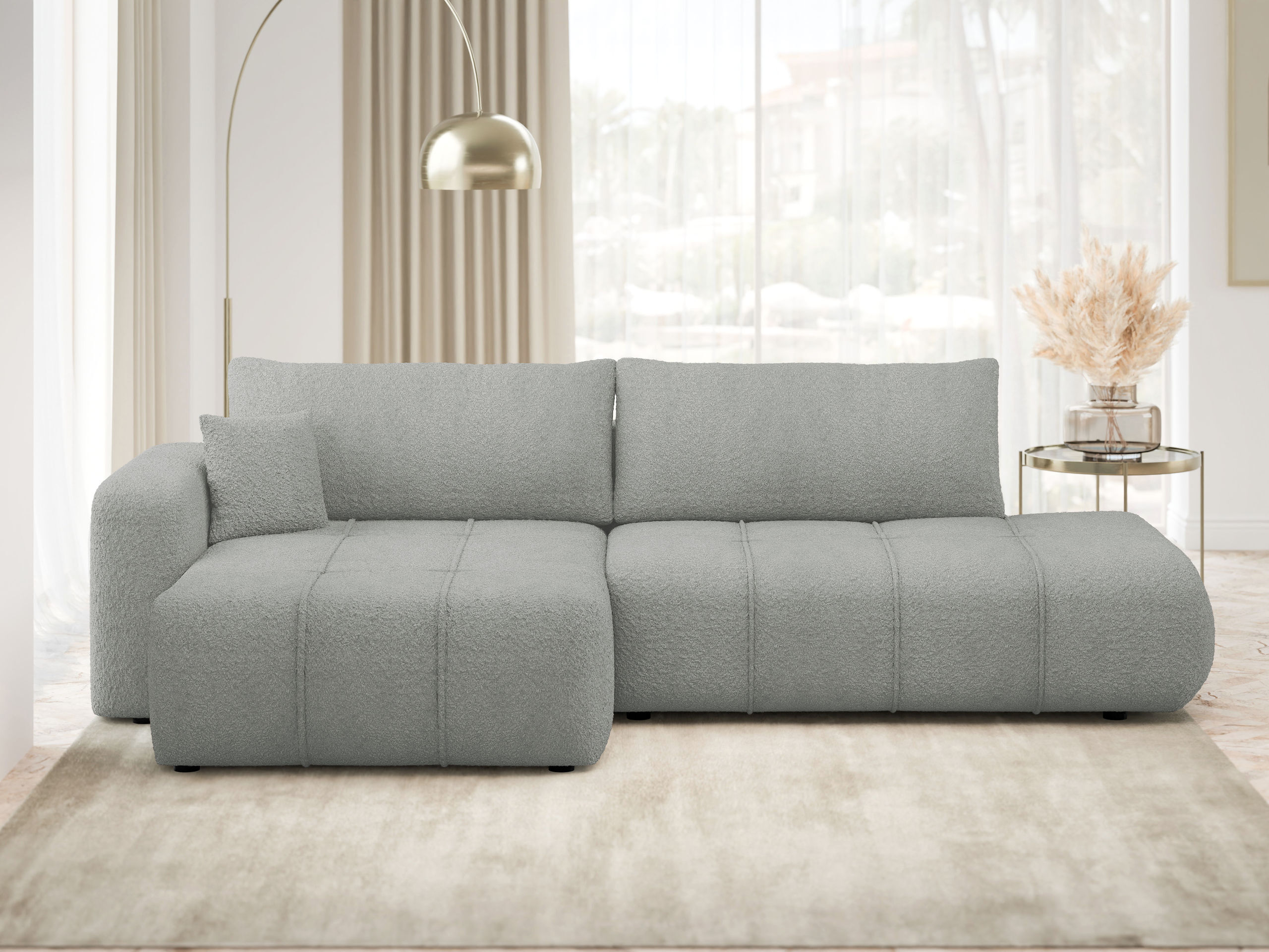 Stūra dīvāns Comfivo Laurus III (Coral 75)
