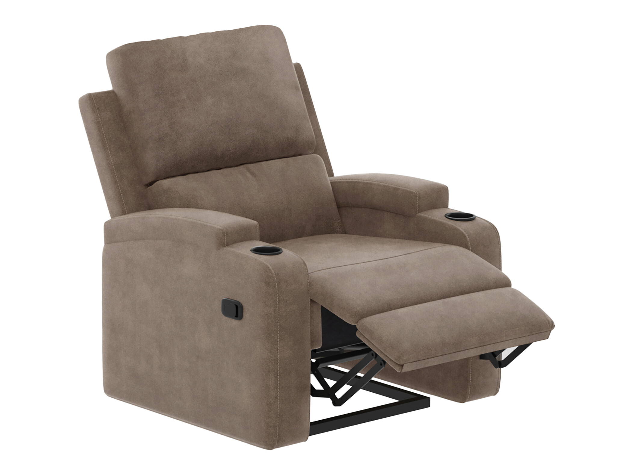 Atpūtas krēsls reglainer Denton 1565 (Taupe)