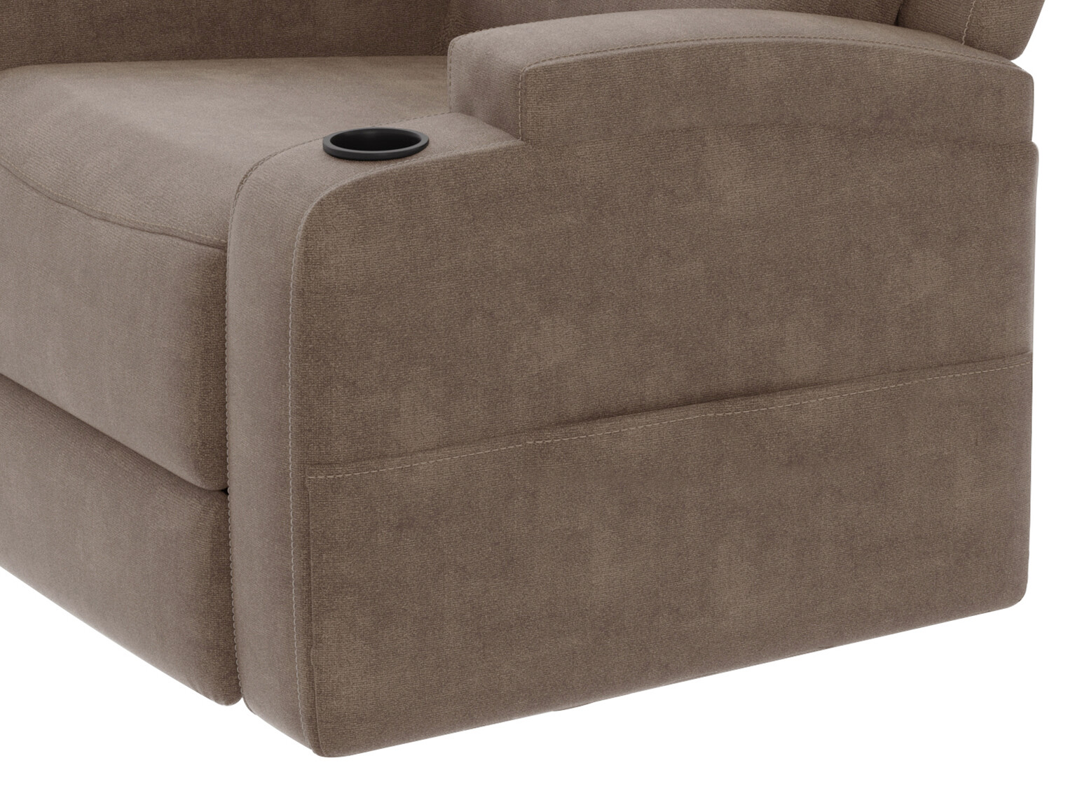 Atpūtas krēsls reglainer Denton 1565 (Taupe)