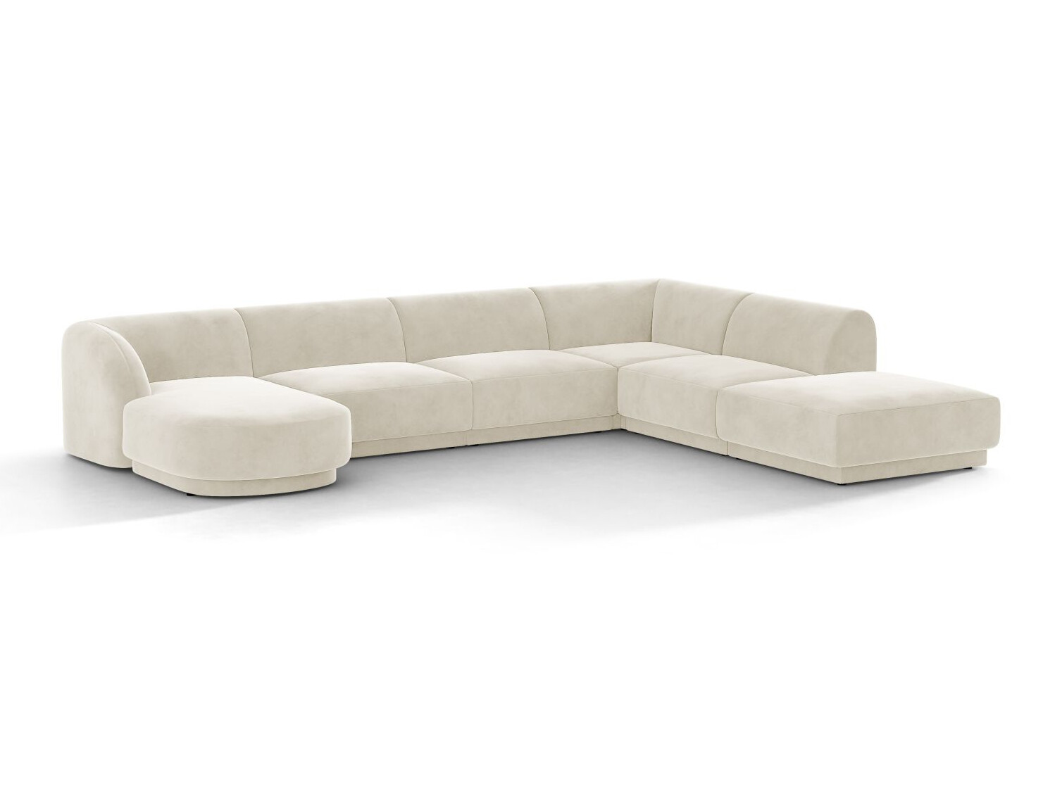 Moduļu stūra dīvāns Tivlomi 107 (Bluvel 22)