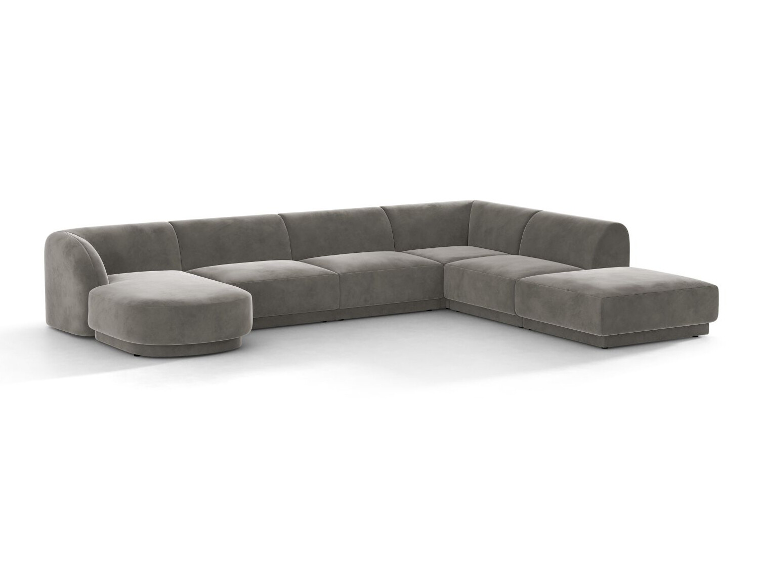 Moduļu stūra dīvāns Tivlomi 107 (Bluvel 13)