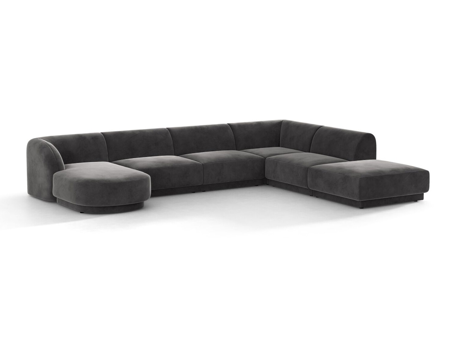 Moduļu stūra dīvāns Tivlomi 107 (Bluvel 14)
