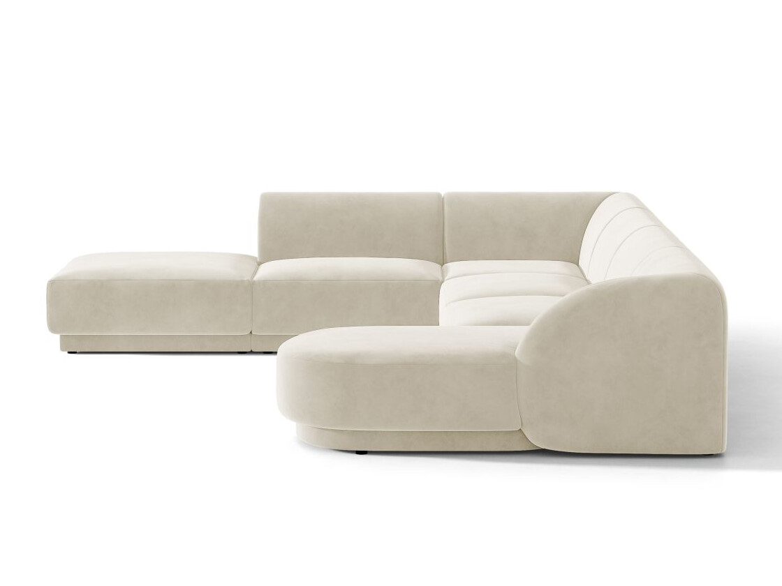 Moduļu stūra dīvāns Tivlomi 107 (Bluvel 22)