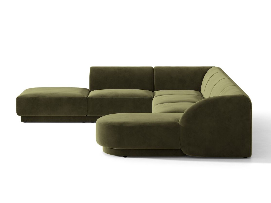 Moduļu stūra dīvāns Tivlomi 107 (Bluvel 77)