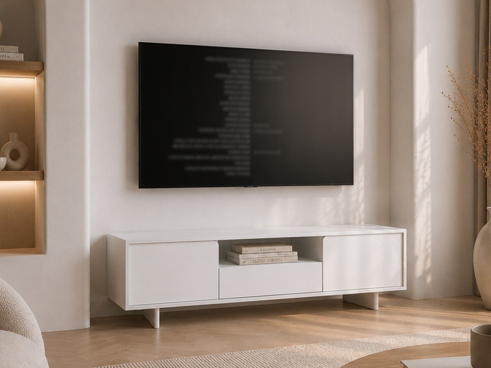 TV galds Burleson 798 (Balts)