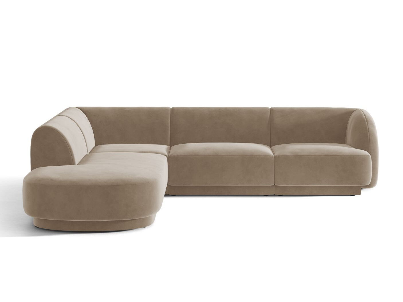 Moduļu stūra dīvāns Tivlomi 106 (Bluvel 40)