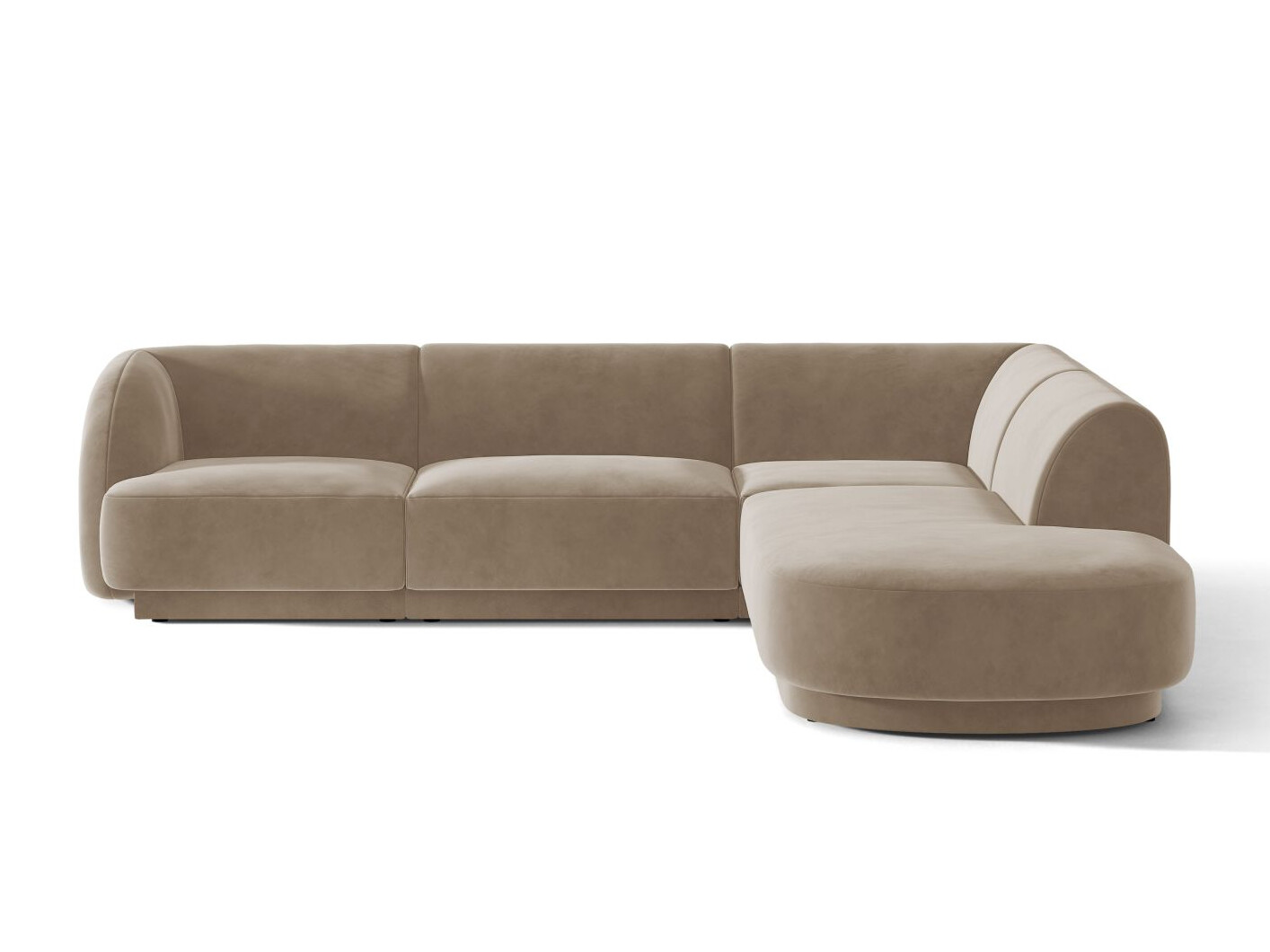 Moduļu stūra dīvāns Tivlomi 106 (Bluvel 40)