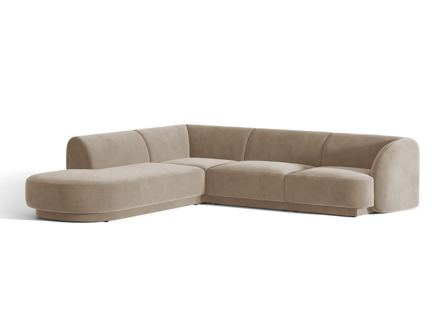 Moduļu stūra dīvāns Tivlomi 106 (Bluvel 40)