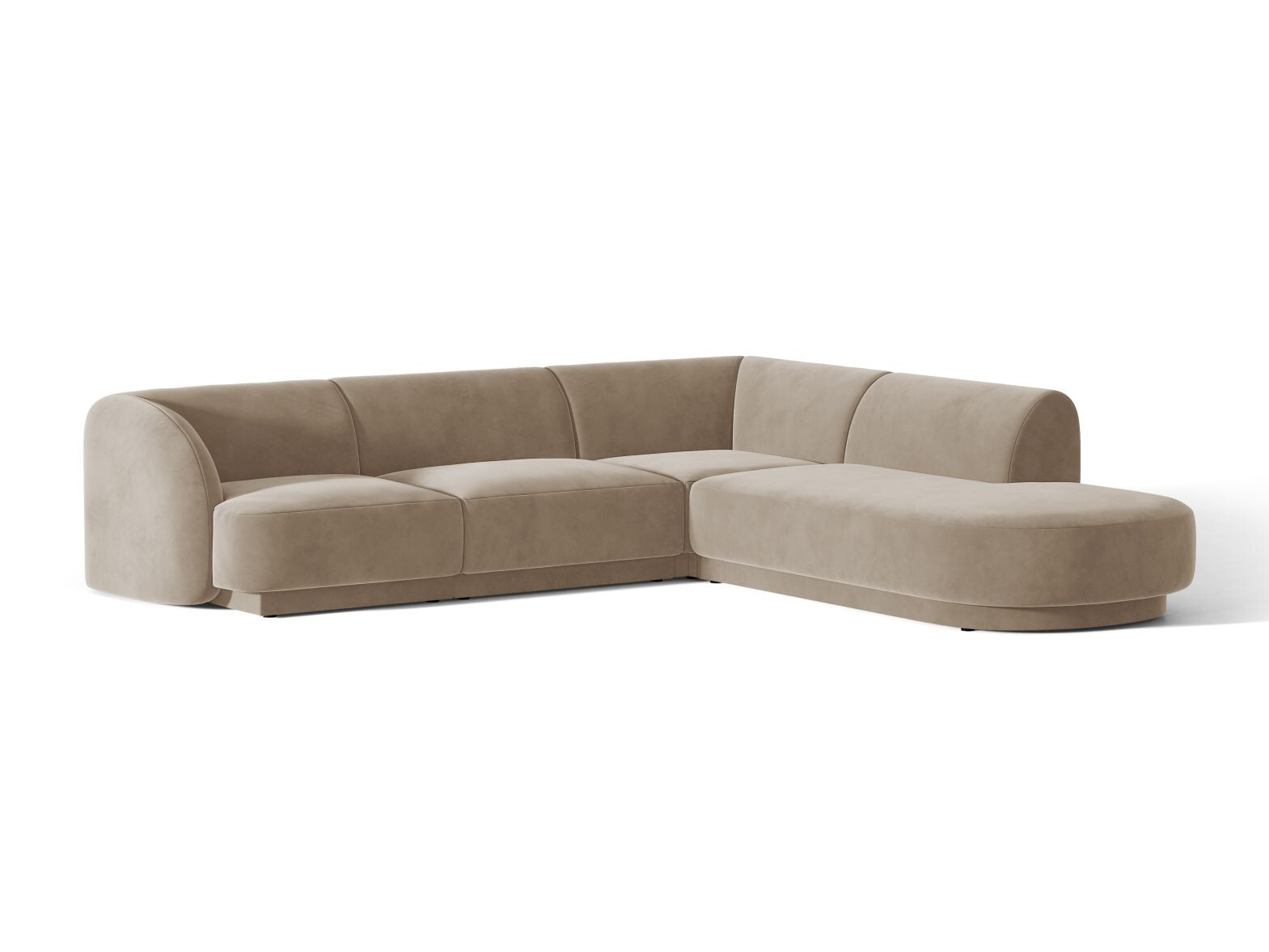 Moduļu stūra dīvāns Tivlomi 106 (Bluvel 40)