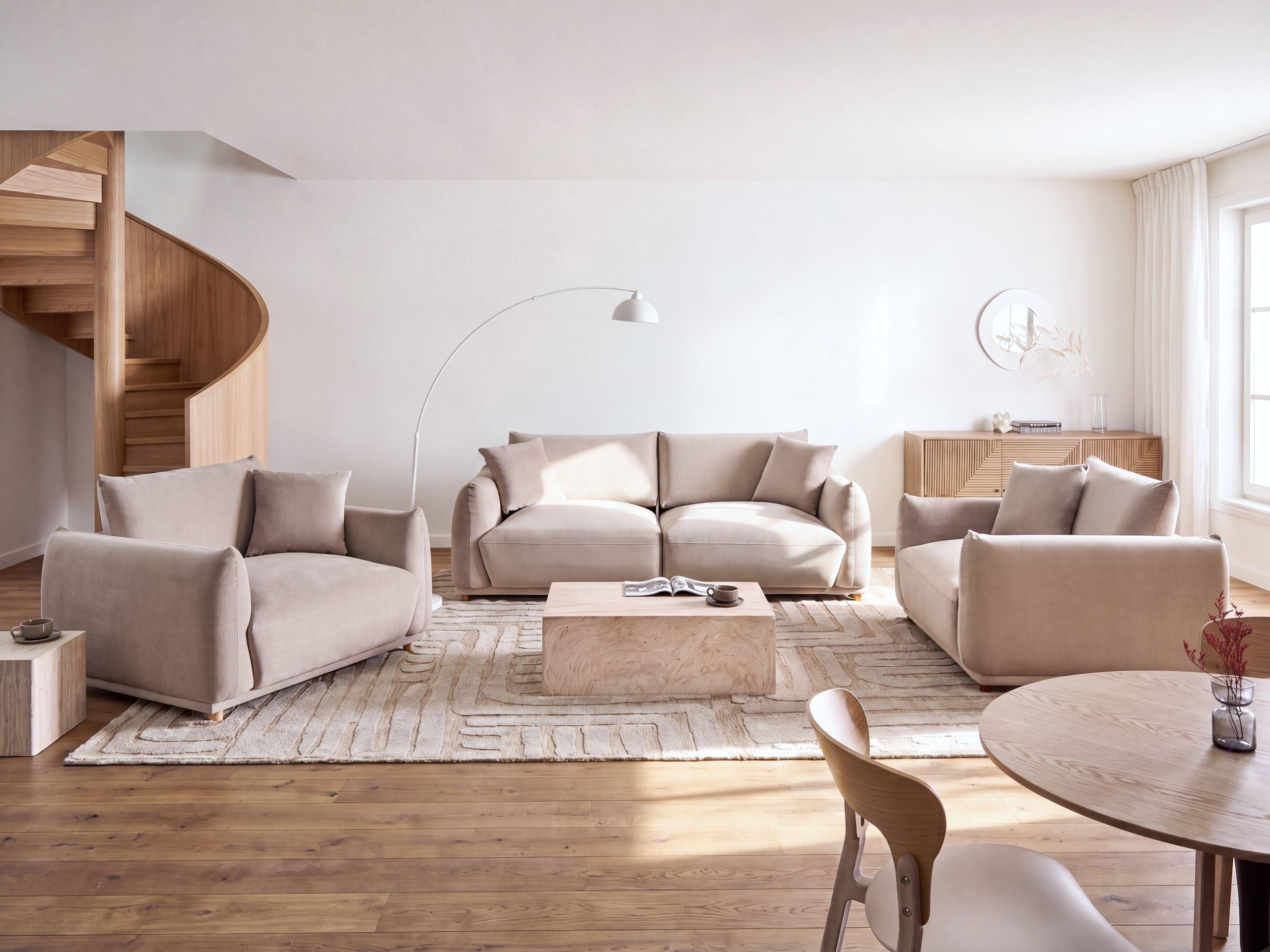 Atpūtas krēsls Berwyn 3379 (Taupe)