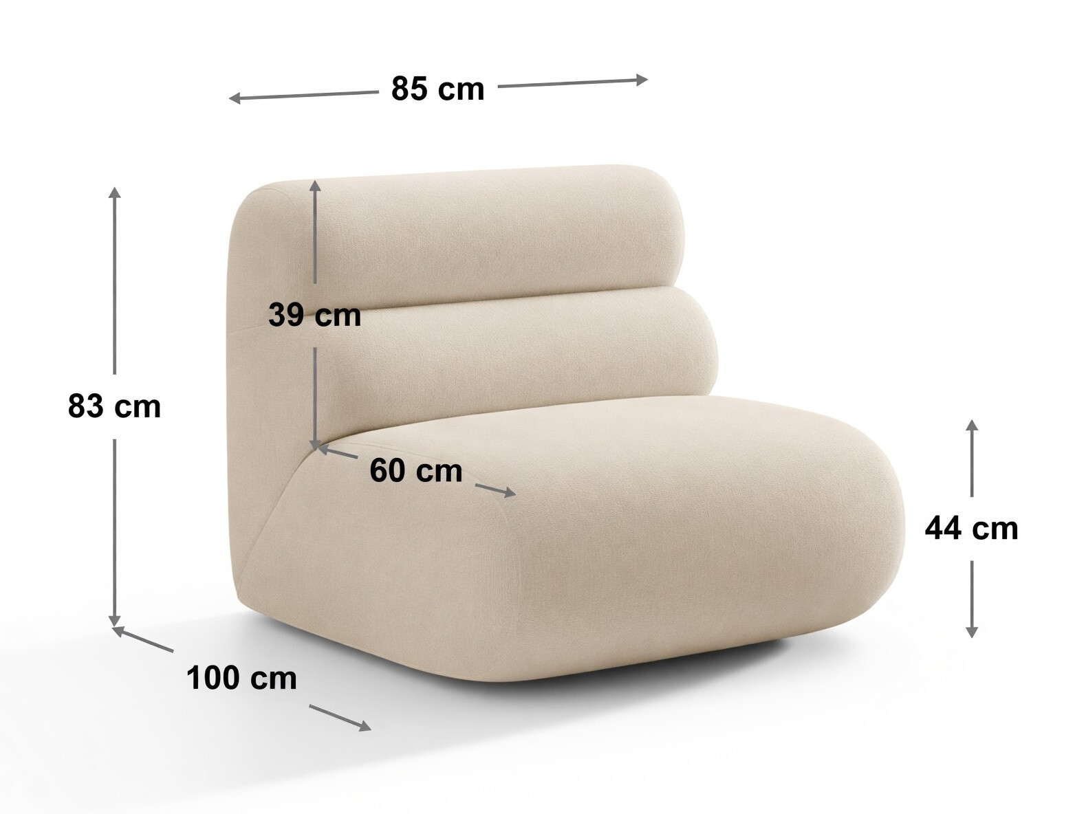 Moduļu krēsls Cirbeno 106 (Baloo 2090)