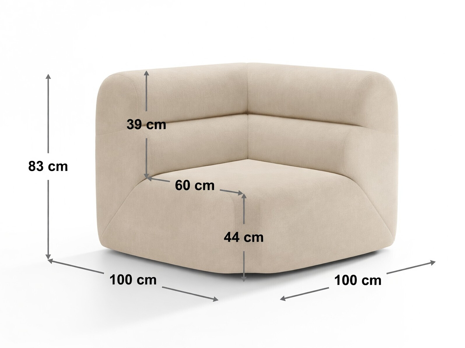 Moduļu krēsls Cirbeno 108 (Baloo 2081)