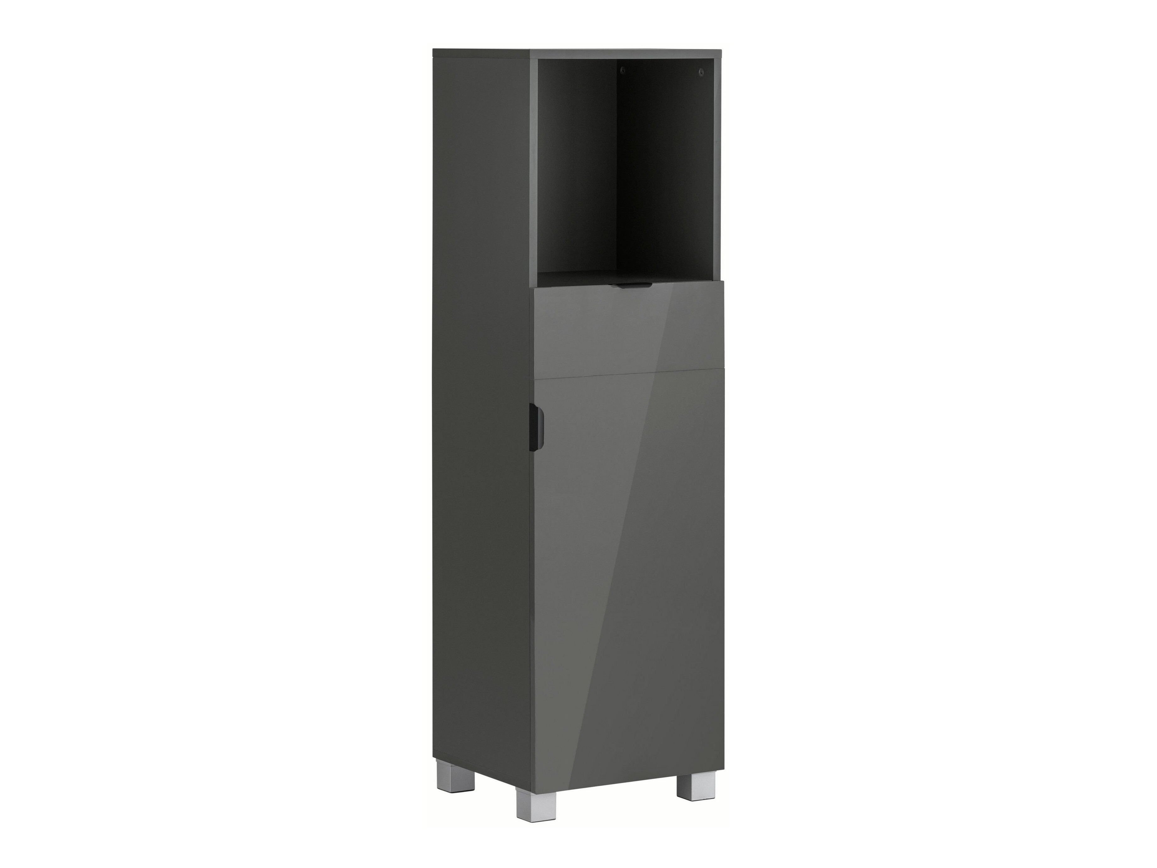 Stāvošs vannas skapītis Tivcore 103 (Pelēks)