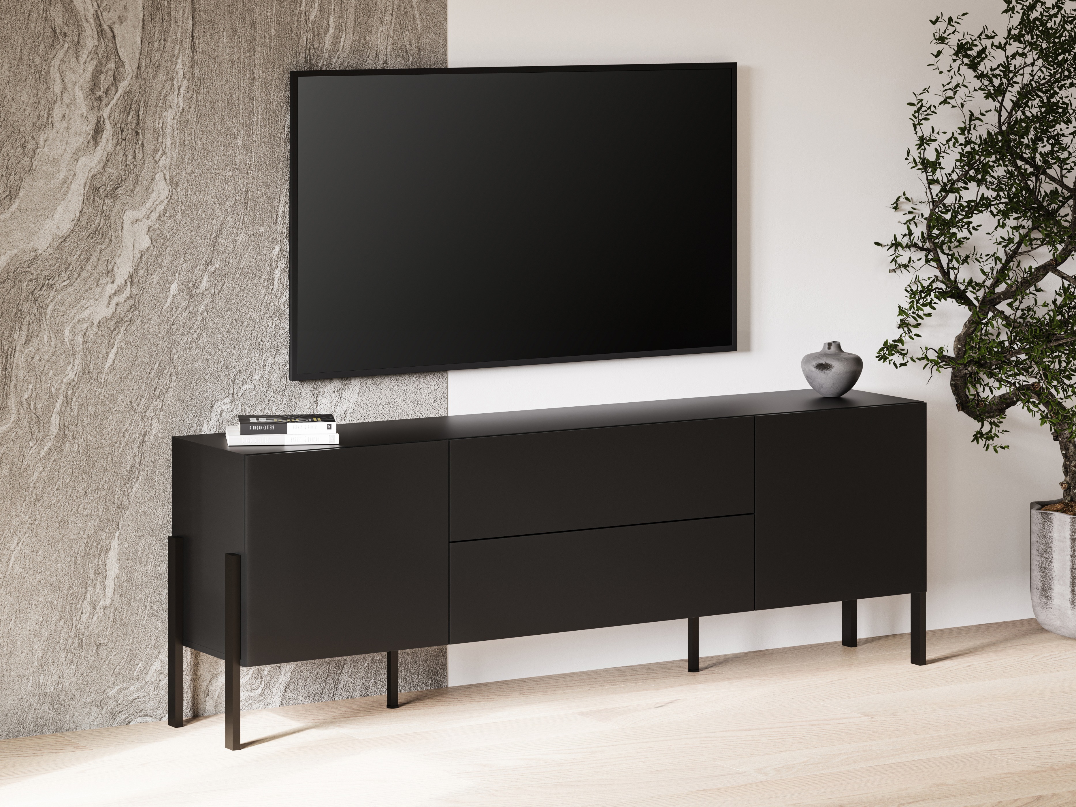 TV galds Etsore 102 (Melns)