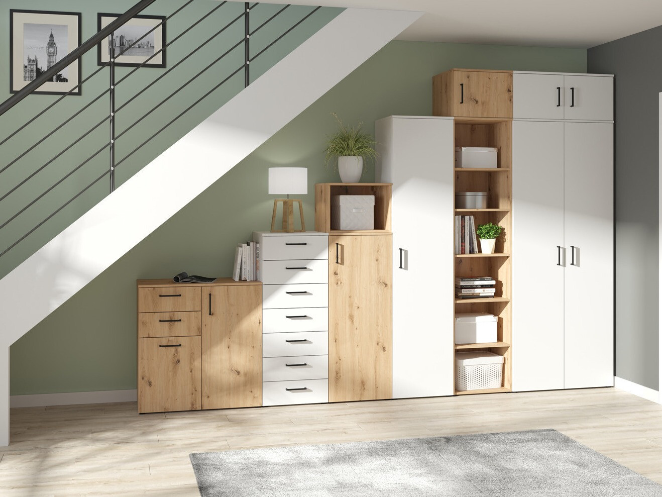 Plaukts Fenopha 165 (Balts)