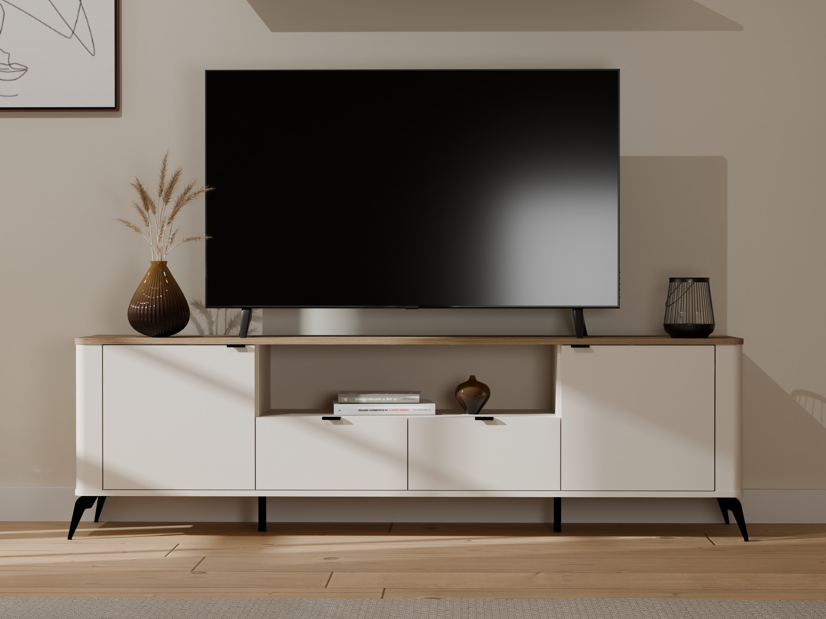 TV galds Soavie 108 (Kašmirs + Ozols)