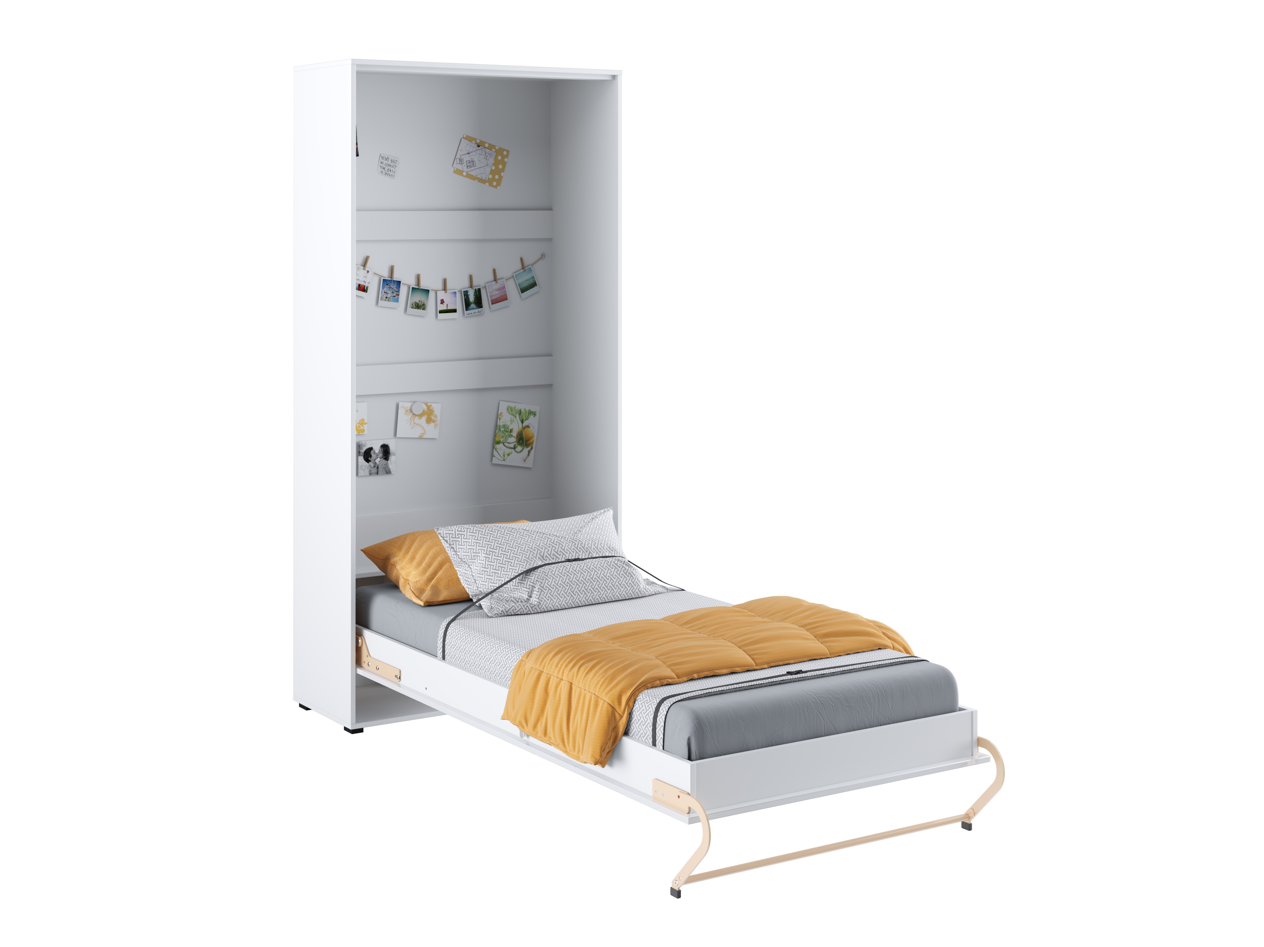 Sienas gulta Concept Pro Lenart III (Balts + Glancēts balts)