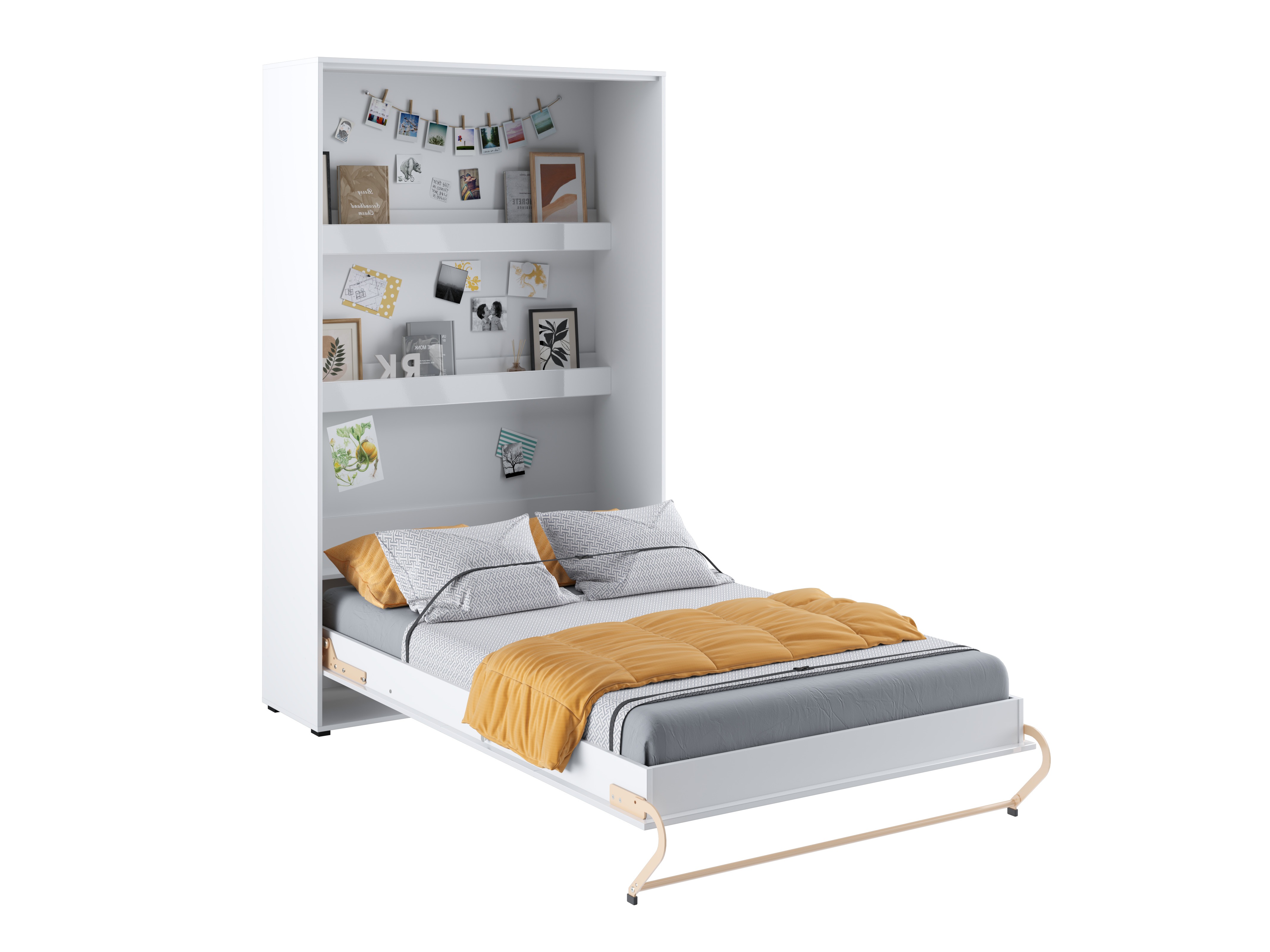 Sienas gulta Concept Pro Lenart III (Balts + Glancēts balts)