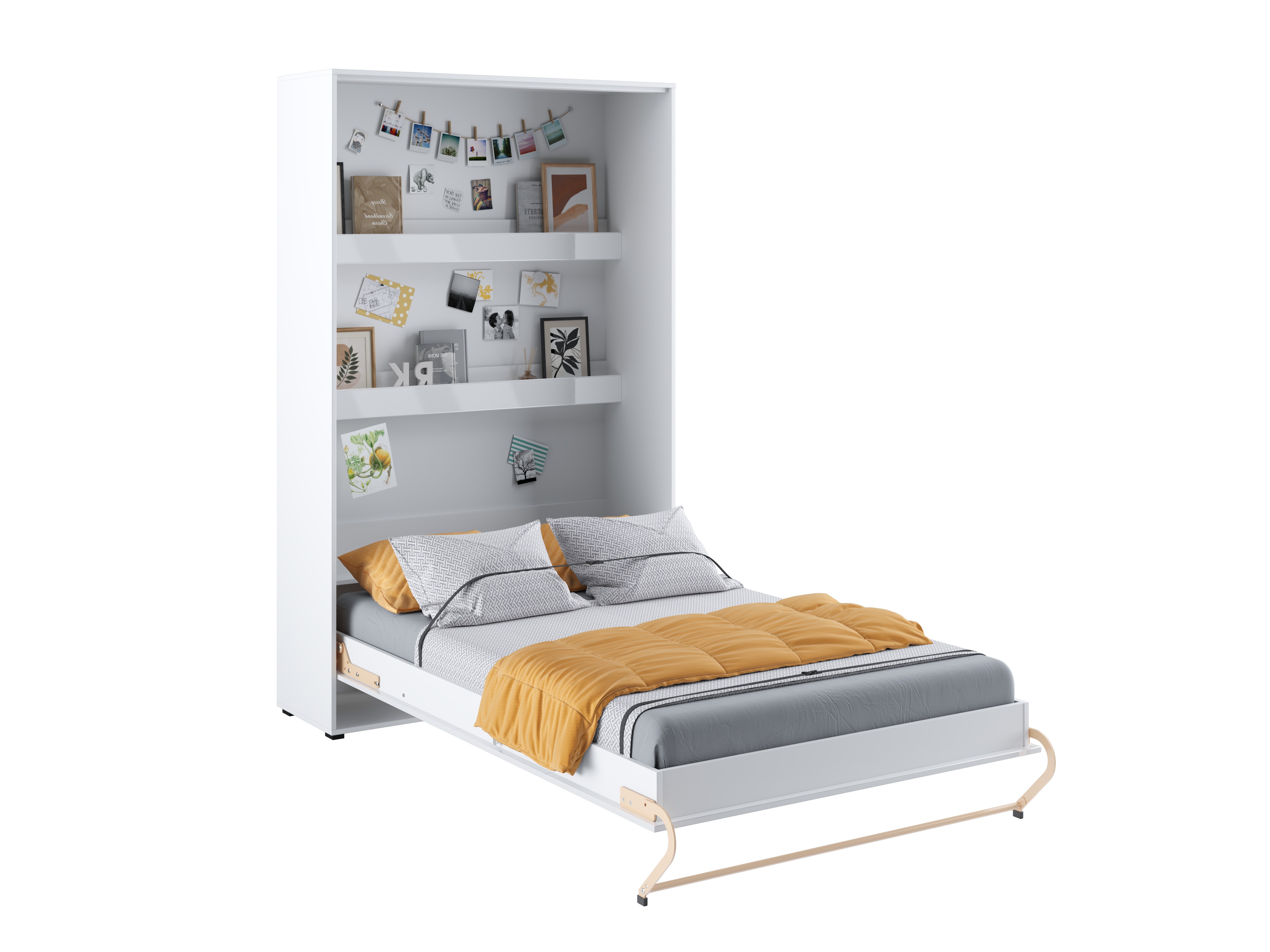 Sienas gulta Concept Pro Lenart III (Balts + Glancēts balts)