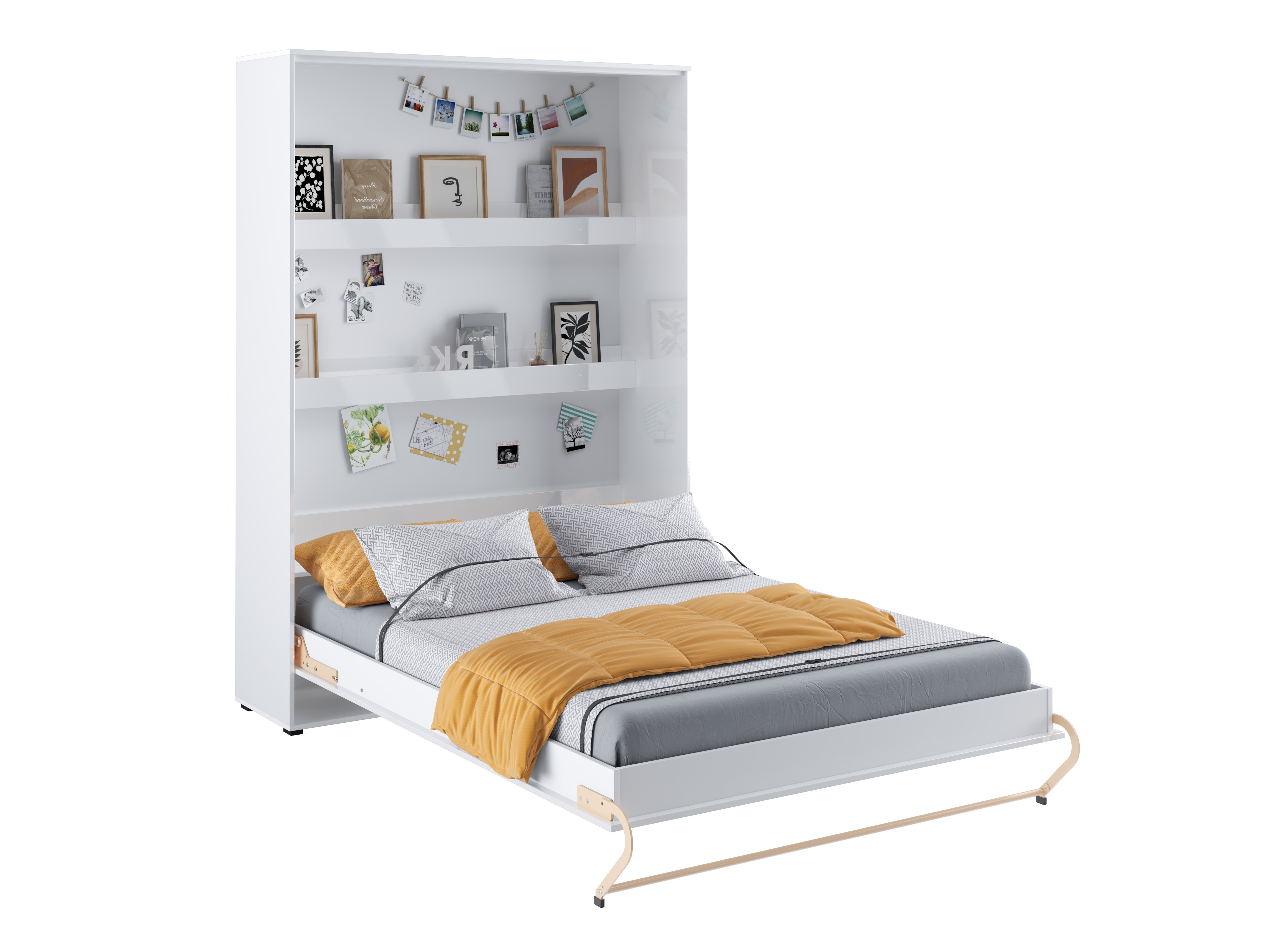 Sienas gulta Concept Pro Lenart III (Balts + Glancēts balts)