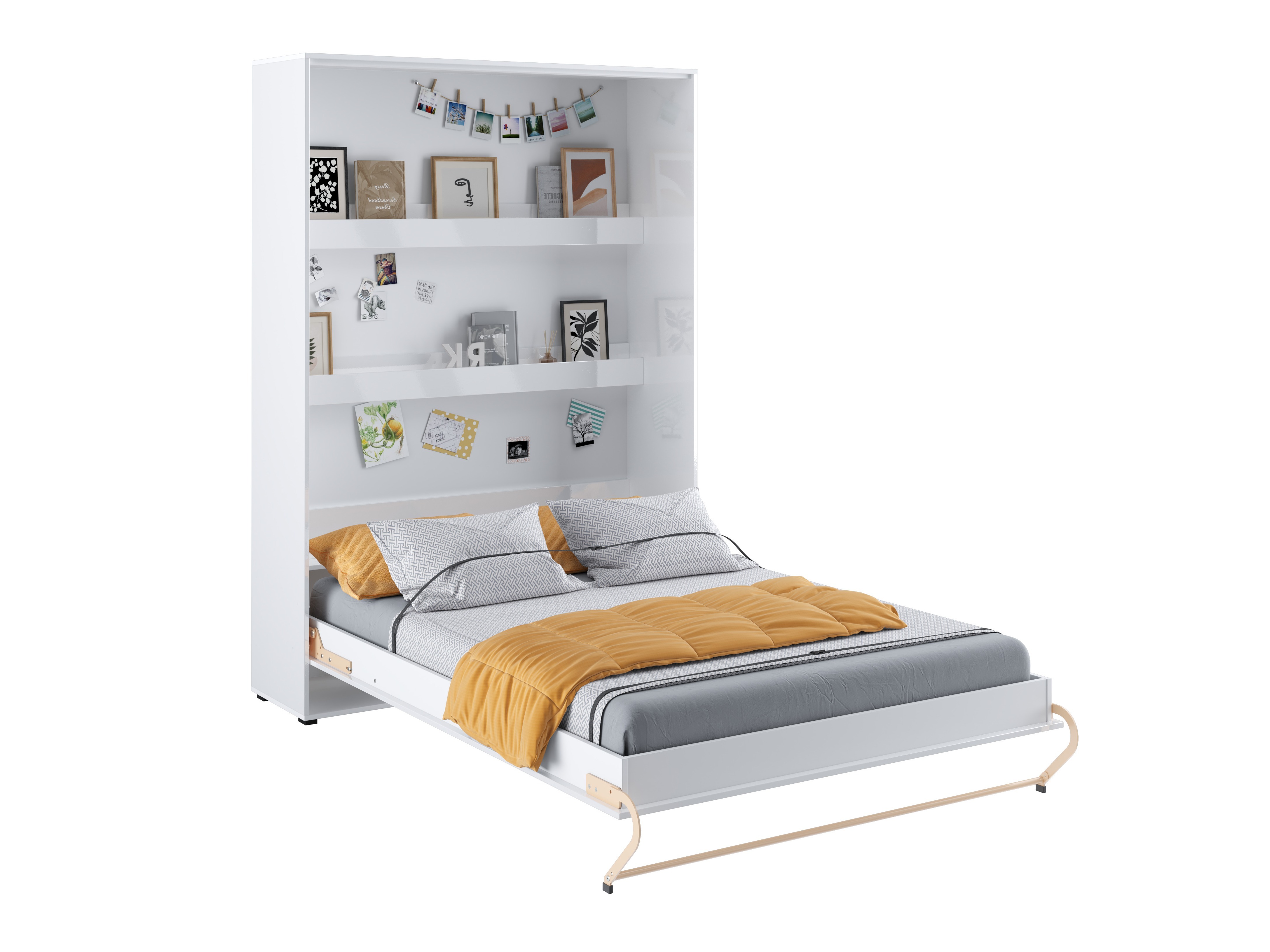 Sienas gulta Concept Pro Lenart III (Balts + Glancēts balts)
