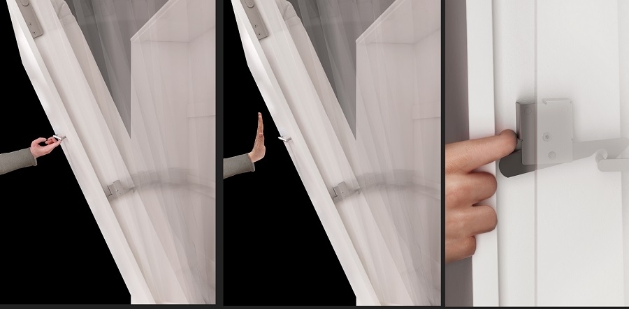 Sienas gulta Concept Pro Lenart III (Balts + Glancēts balts)