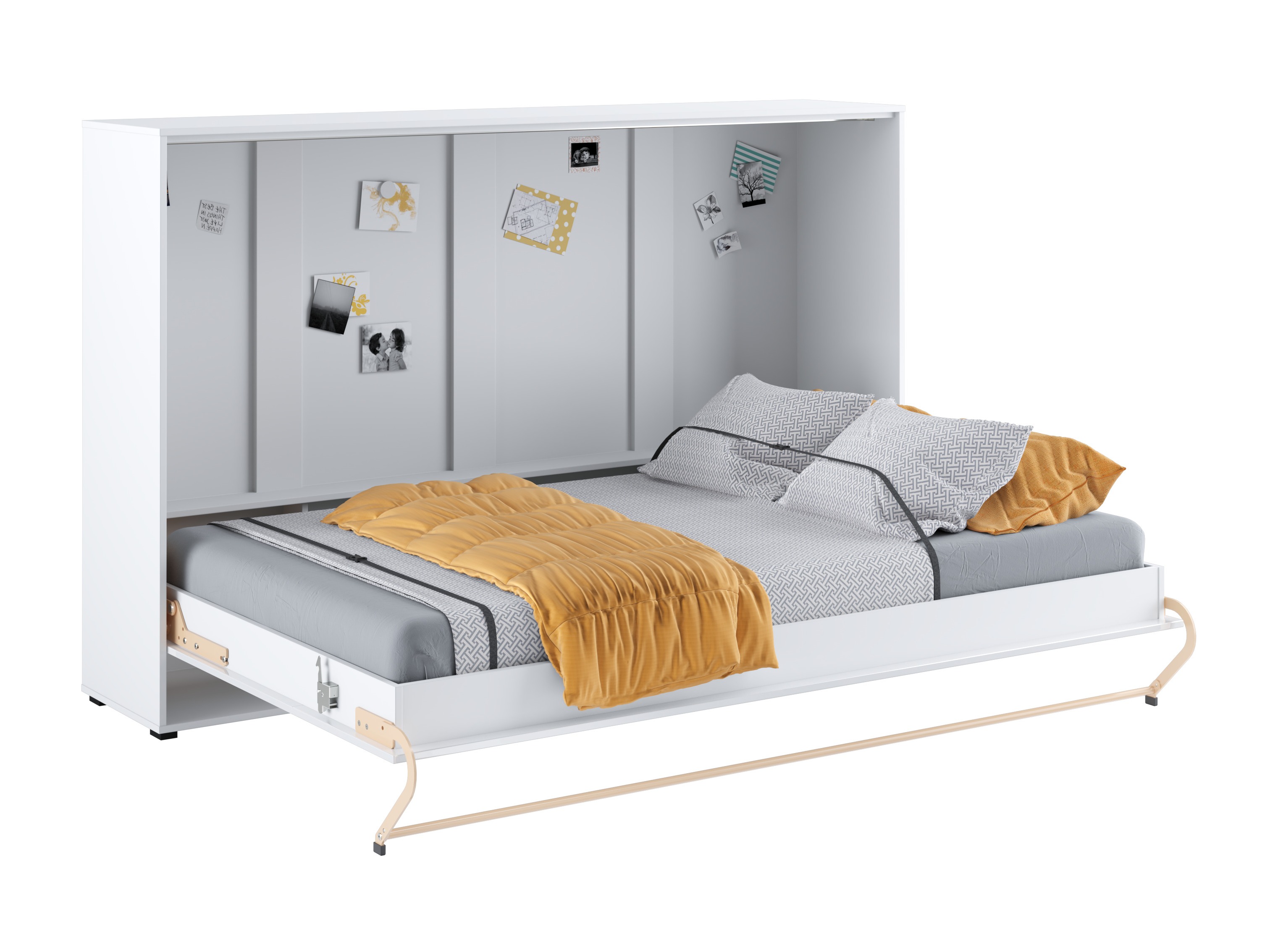 Sienas gulta Concept Pro Lenart IV (Balts + Glancēts balts)